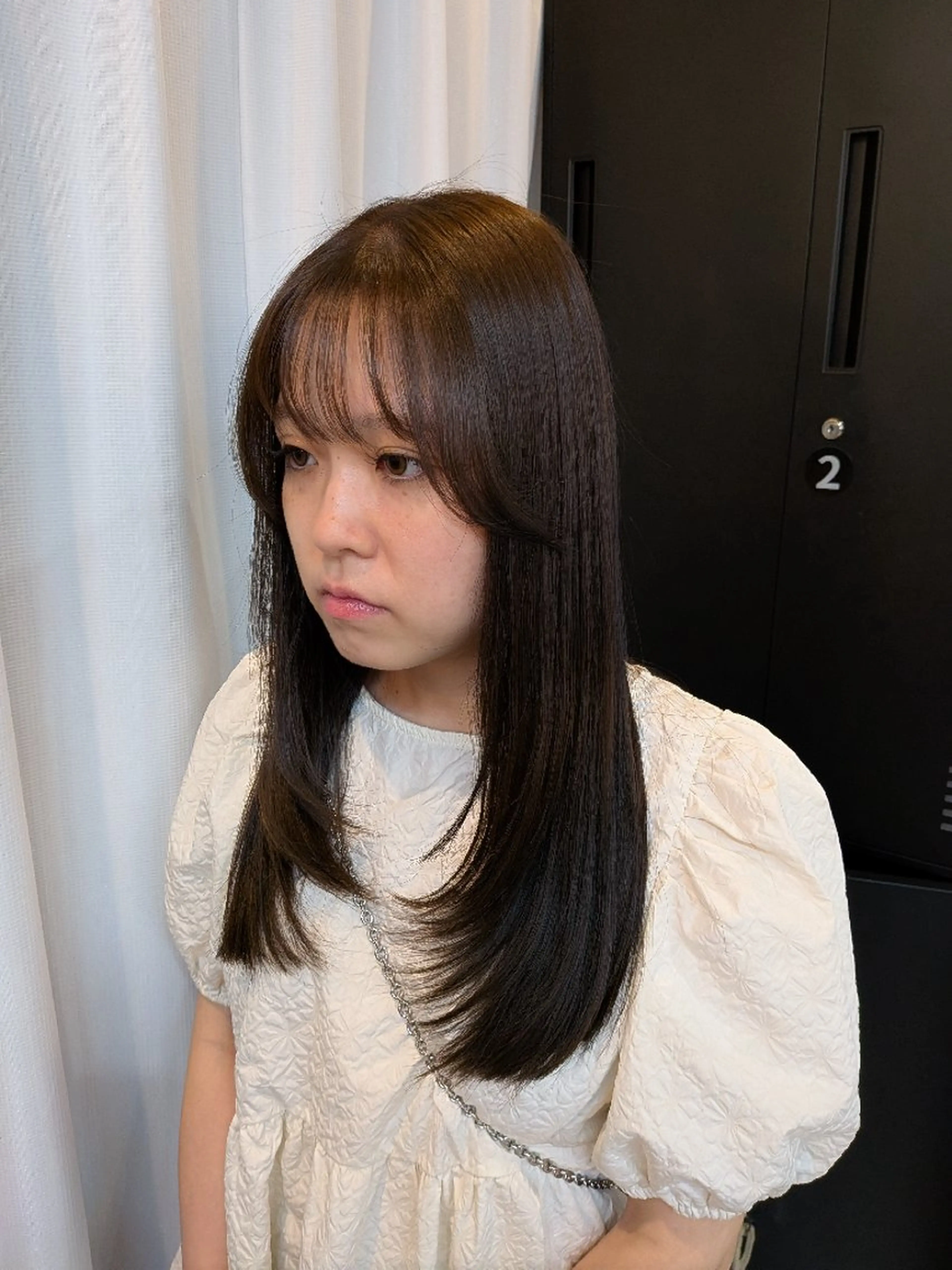 ロング レイヤーカット 西川 智葉のヘアスタイル