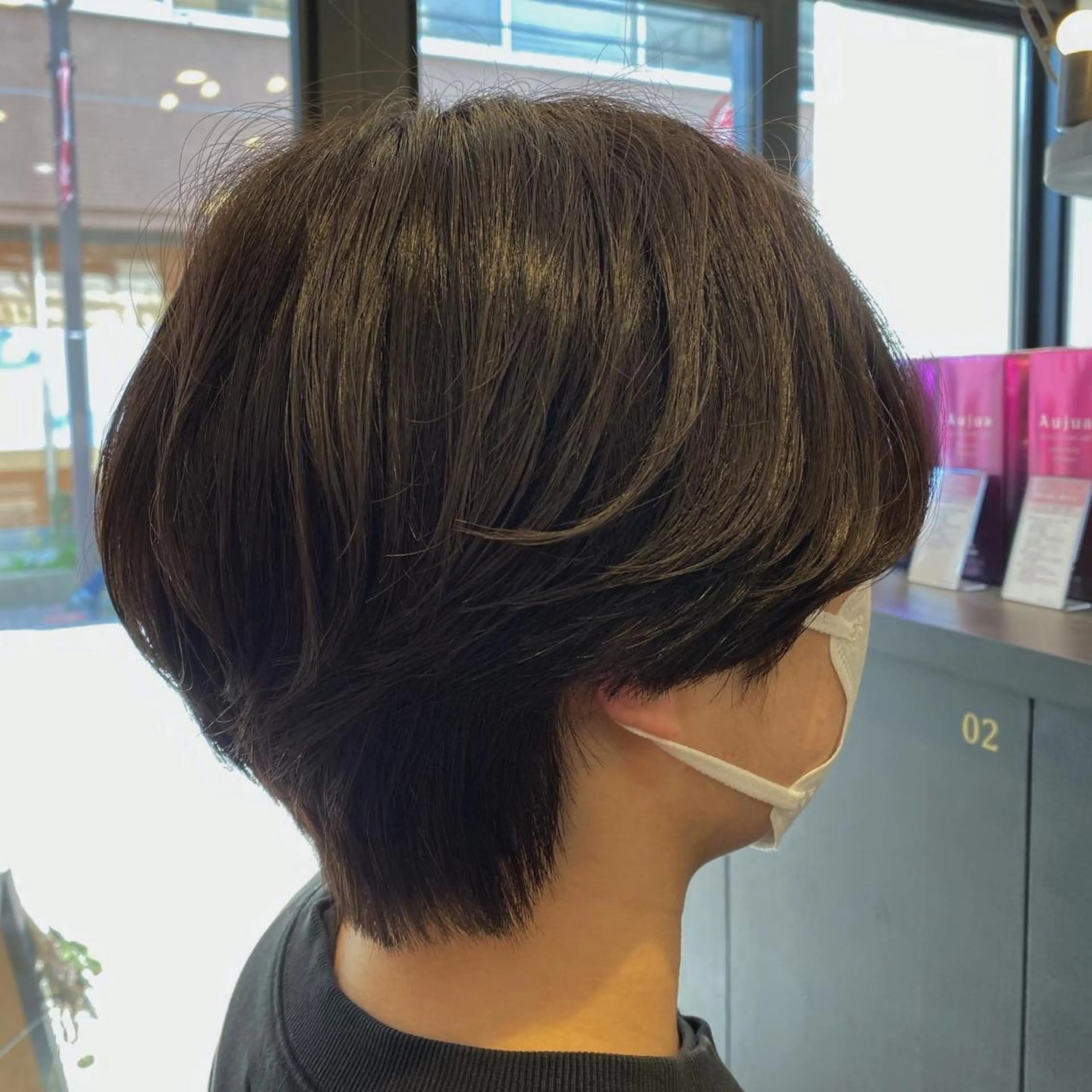 ショート 韓国風ヘア ショートヘア 柴田 枝利子のヘアスタイル