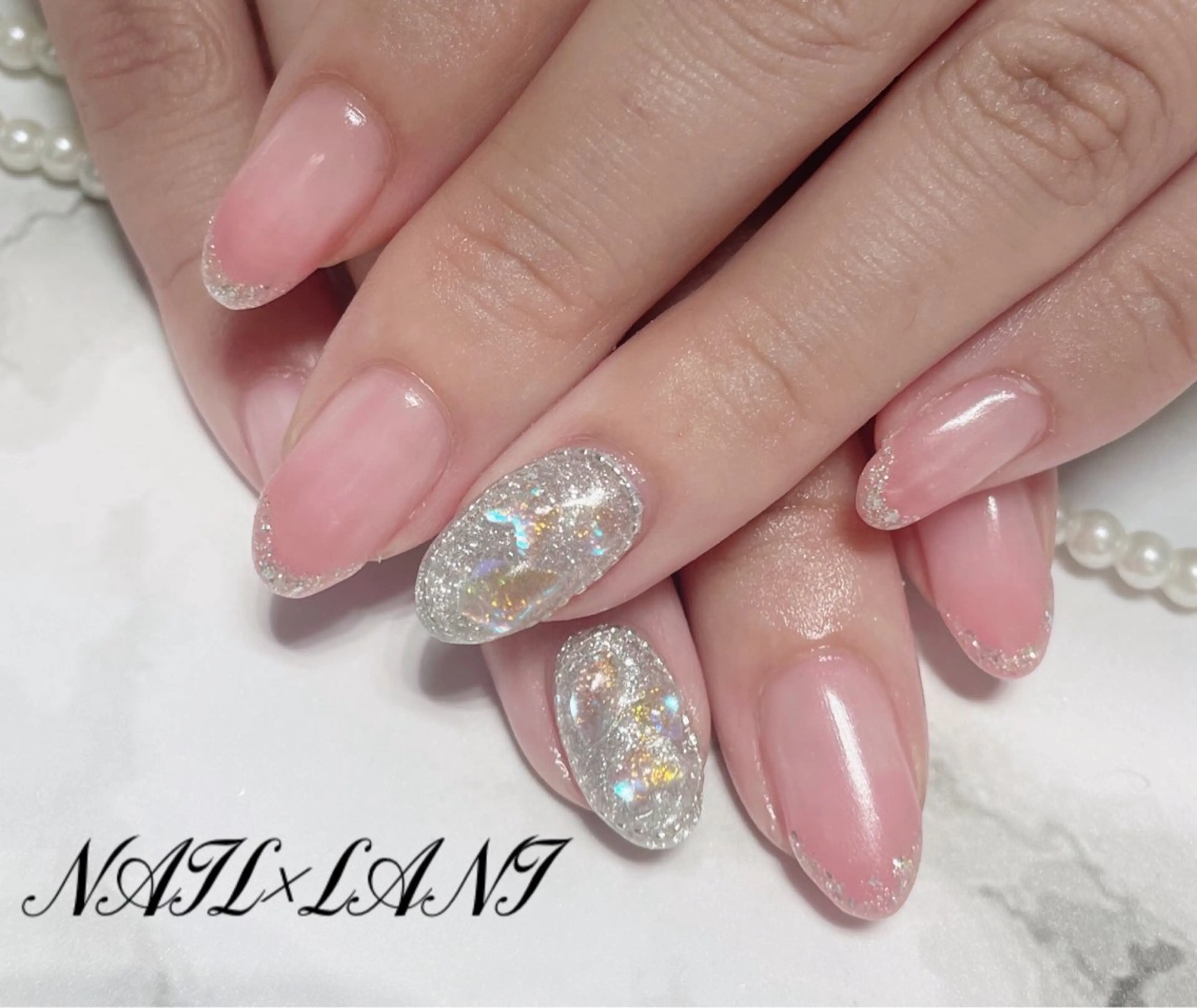 ネイル フットネイル ジェルネイル マグネットネイル パラジェル ハンドネイル 一之瀬 柚季のネイルデザイン