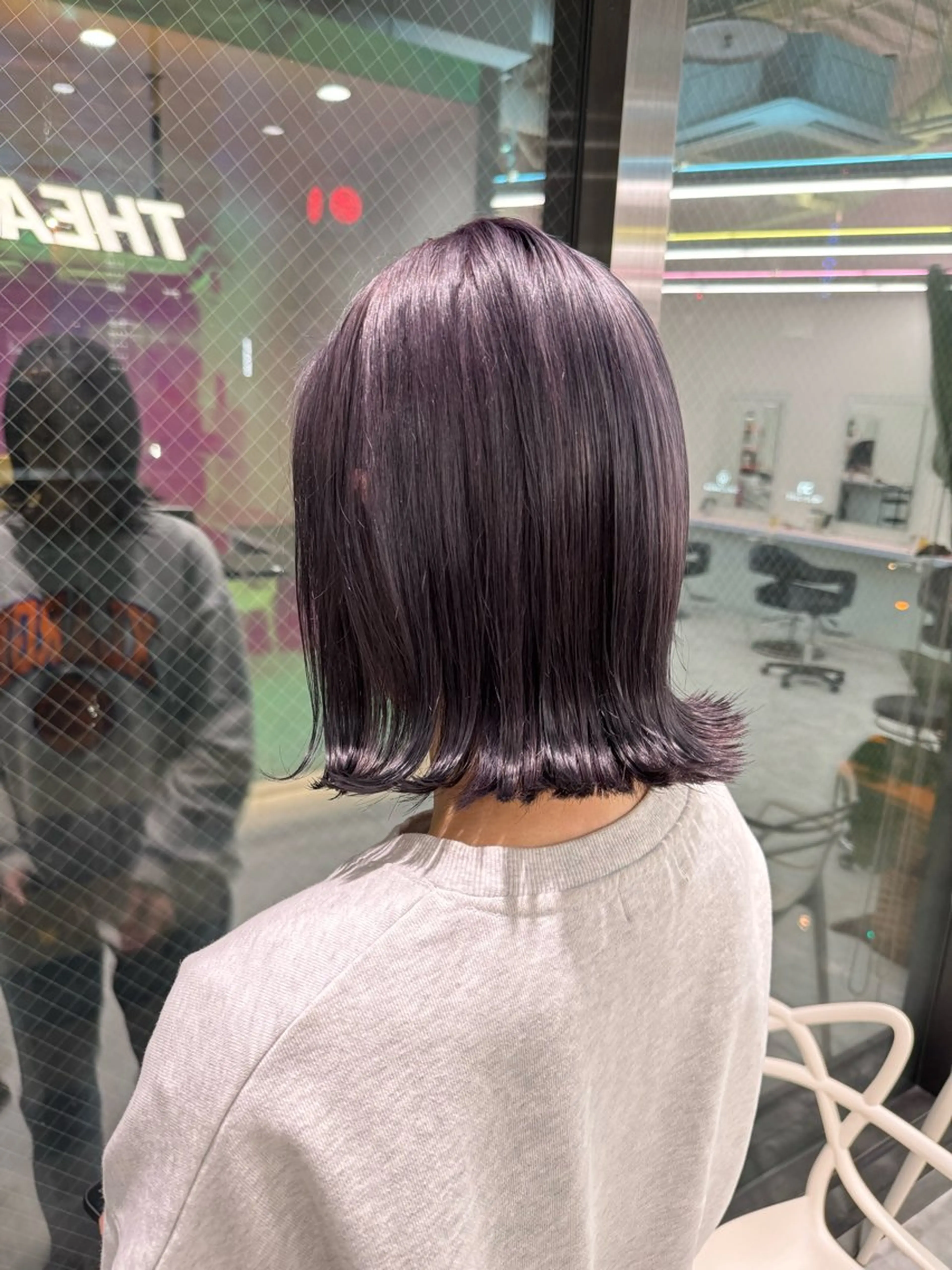 ミディアム カラー ラベンダーカラー シルバー ♡ブリーチカラー♡ Mirioのヘアスタイル