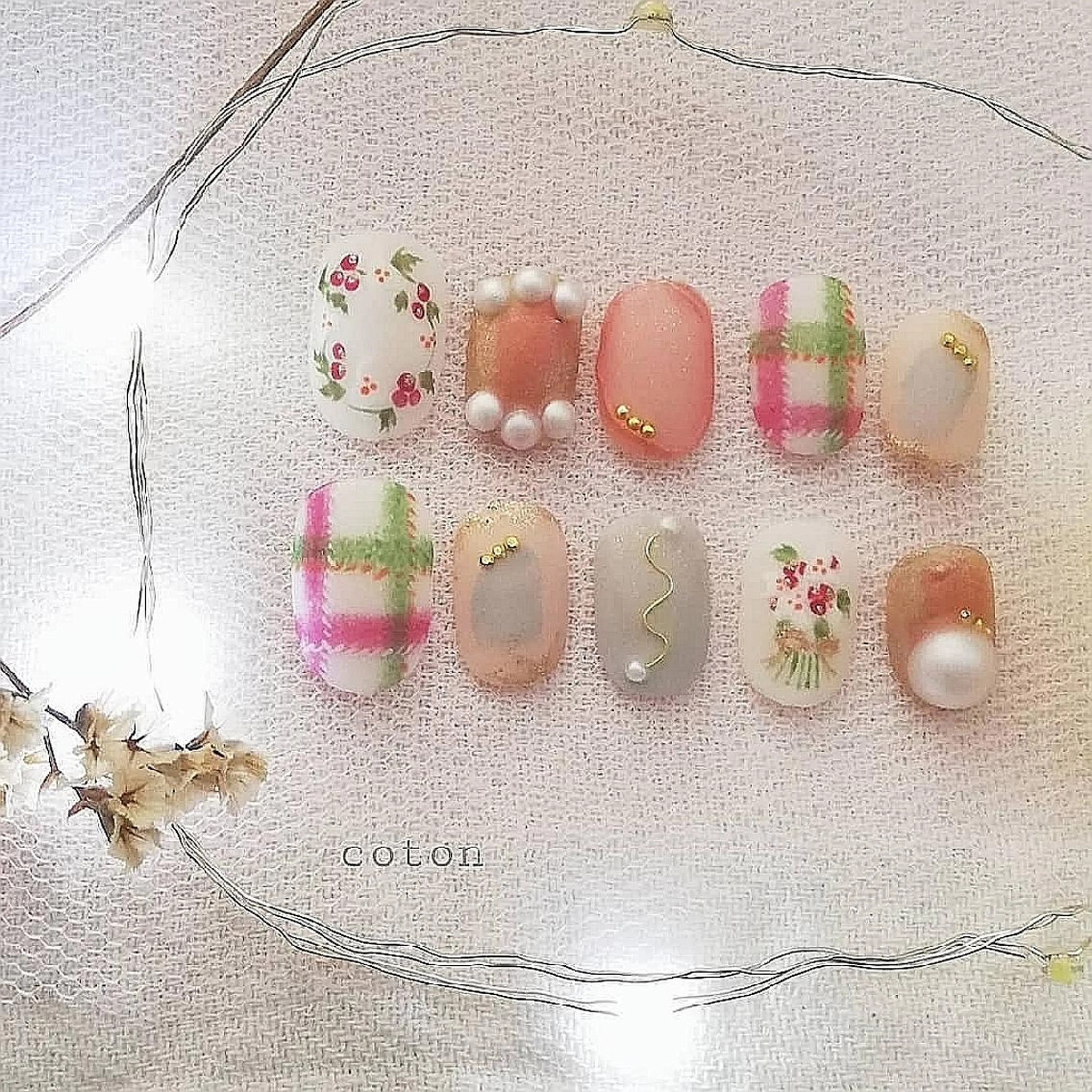 ネイル 🥀ネイルサロン coton🥀のネイルデザイン