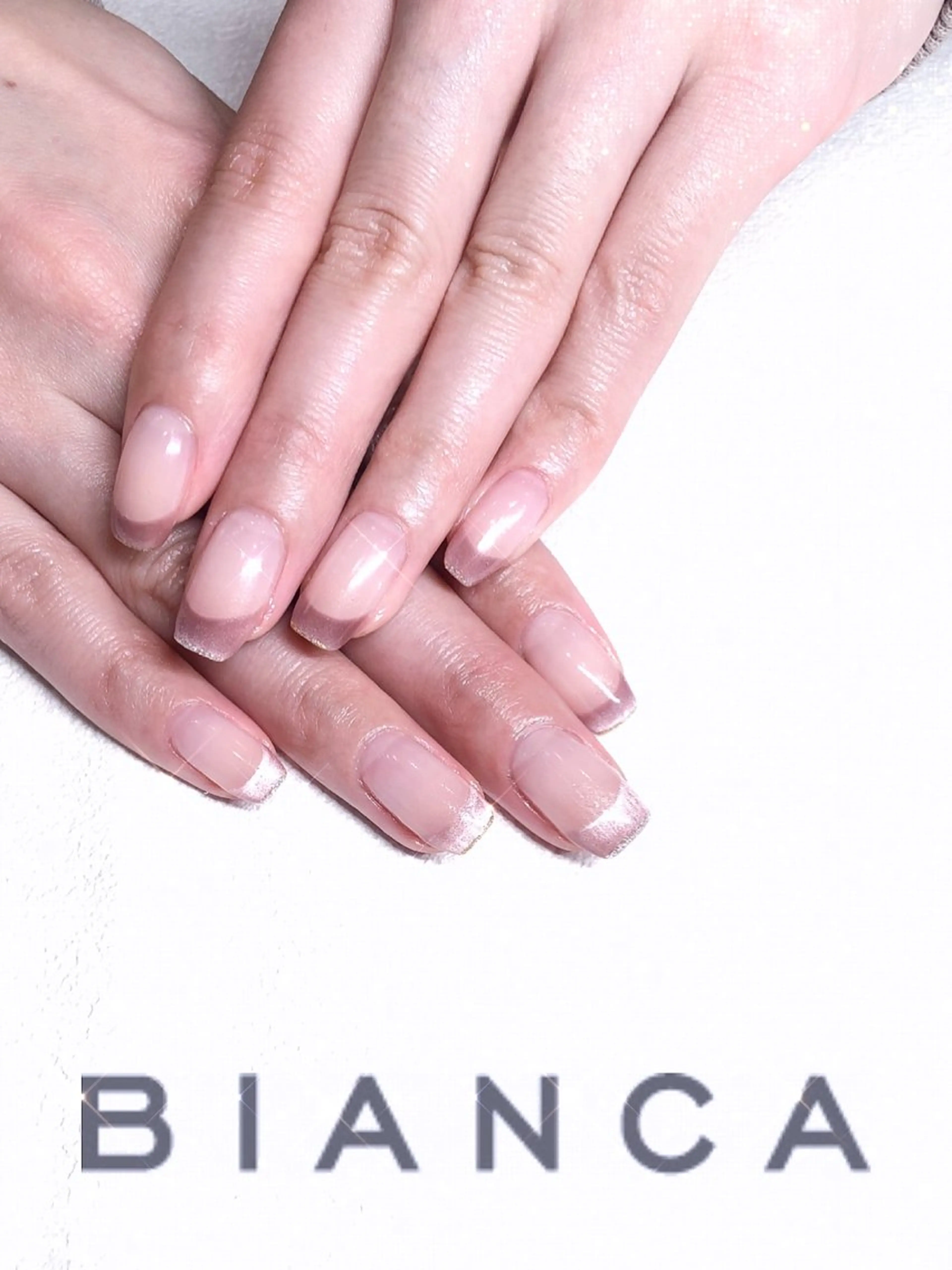 ミディアム ハンドネイル Bianca 溝の口 ASANOのネイルデザイン