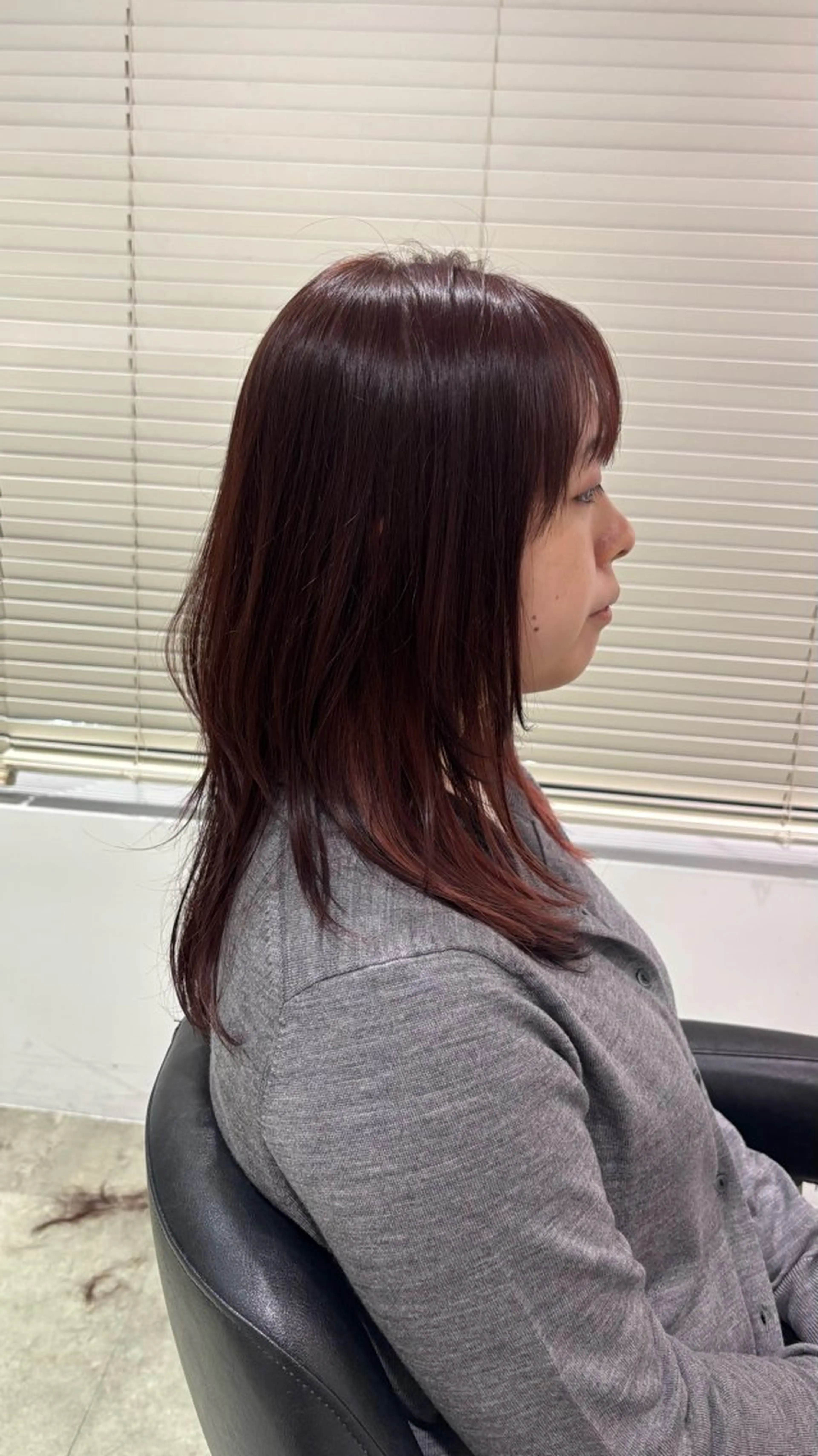 ロング ハッシュカット レイヤーカット カット ヘアカラー C-LOOP UNITED ATELIER所属・似合わせカット /ニュアンスパーマのヘアスタイル