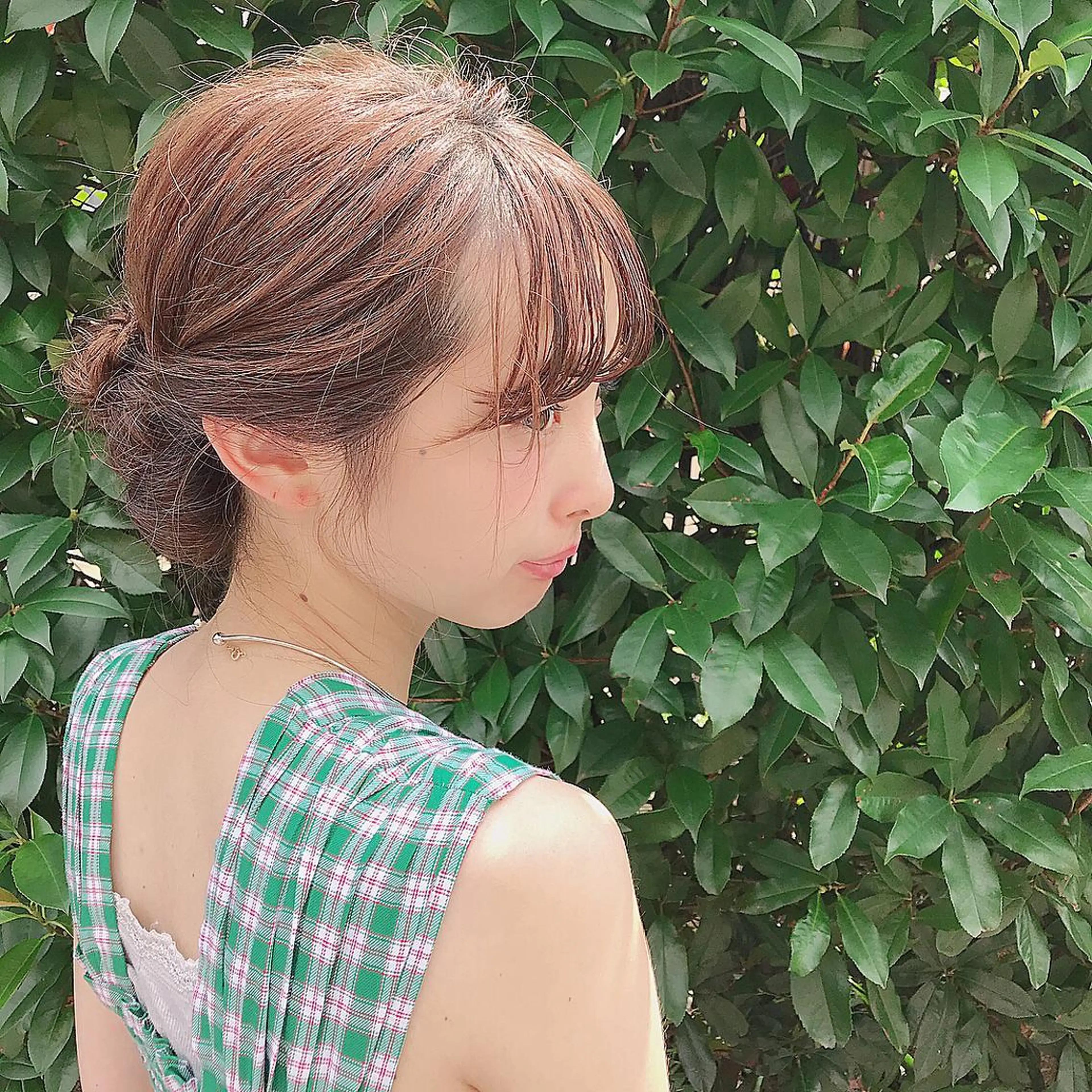 セミロング カラー パーマ 及川 光のヘアスタイル