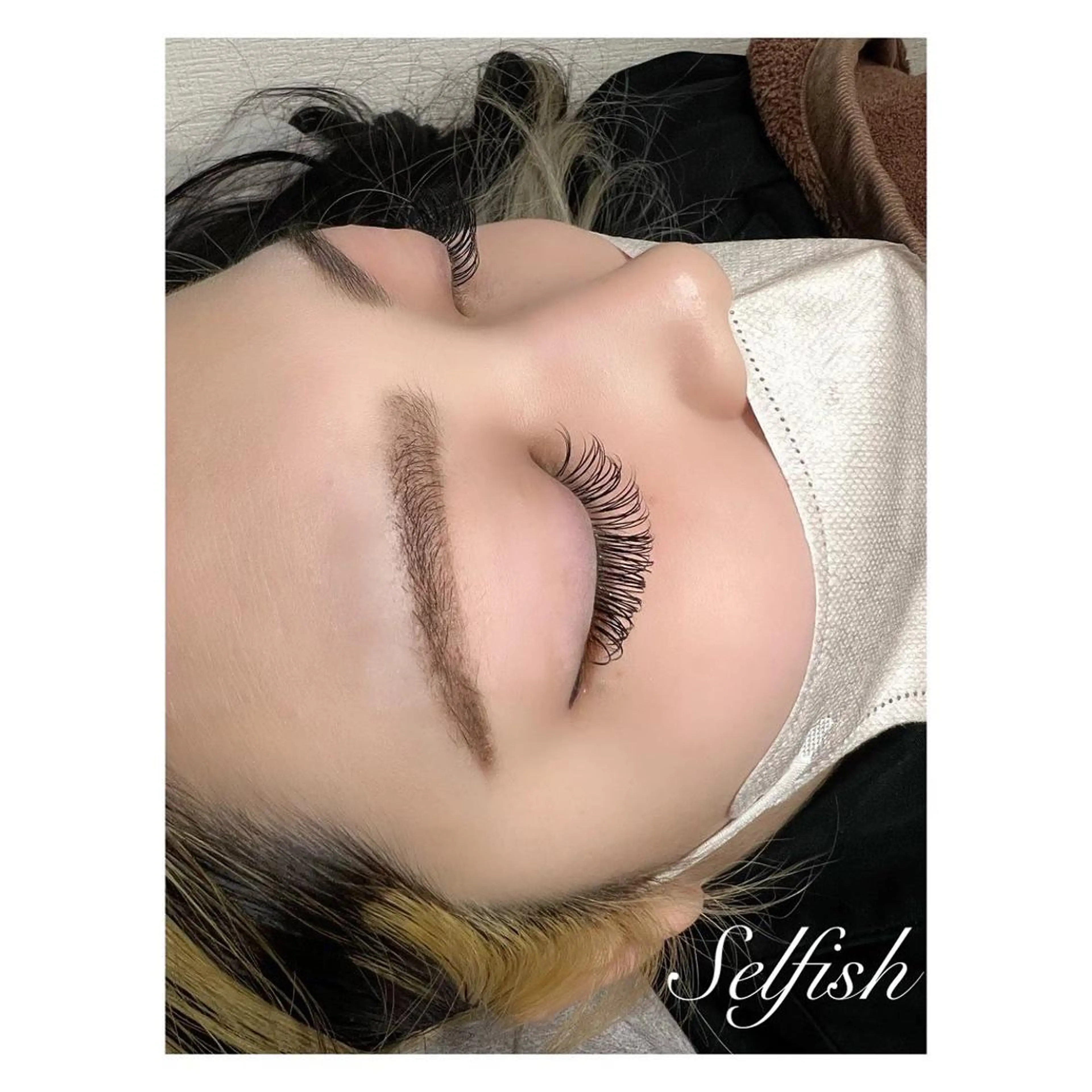 マツエク・マツパ 付け放題 フラットラッシュ マツエク eyelashsalonSelfish所属・. Selfishのマツエク・マツパデザイン