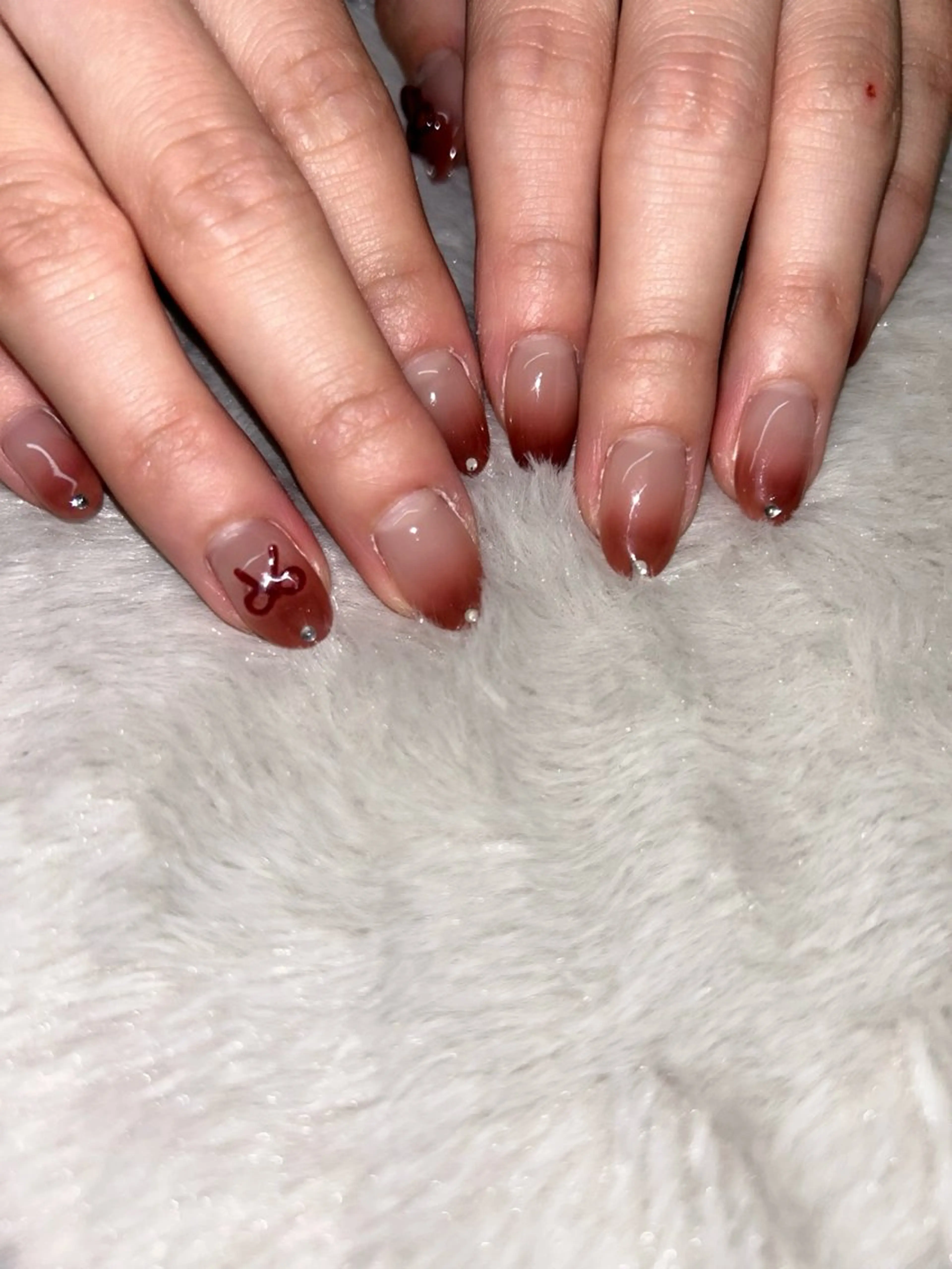 ミディアム ハンドネイル yumi 溝の口nailのネイルデザイン