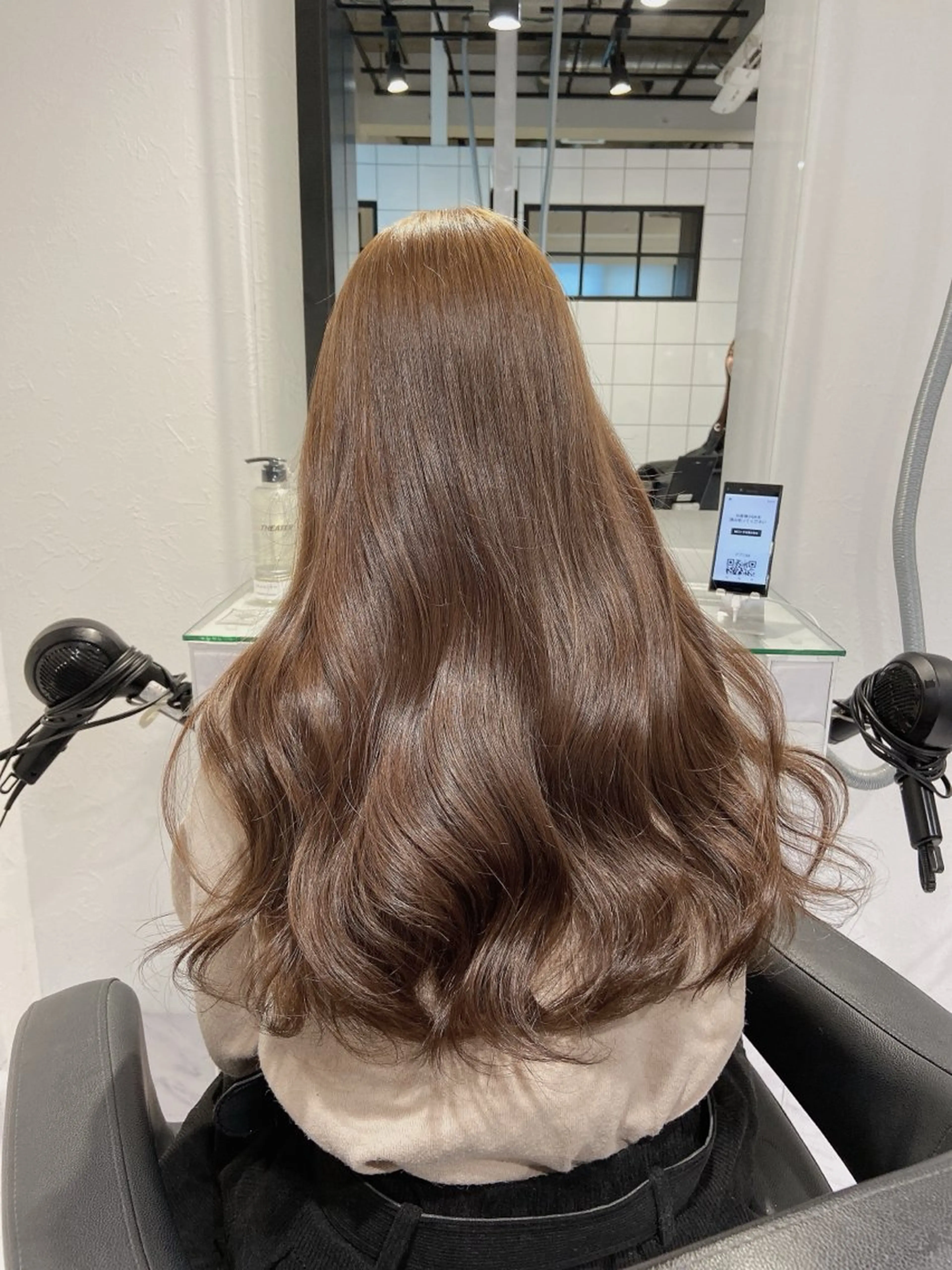 セミロング カラー ヘアカラー トリートメント ヘッドスパ ヘアセット ✨透明感、艶髪ヘア✨ 韓国ヘア特化💖のヘアスタイル