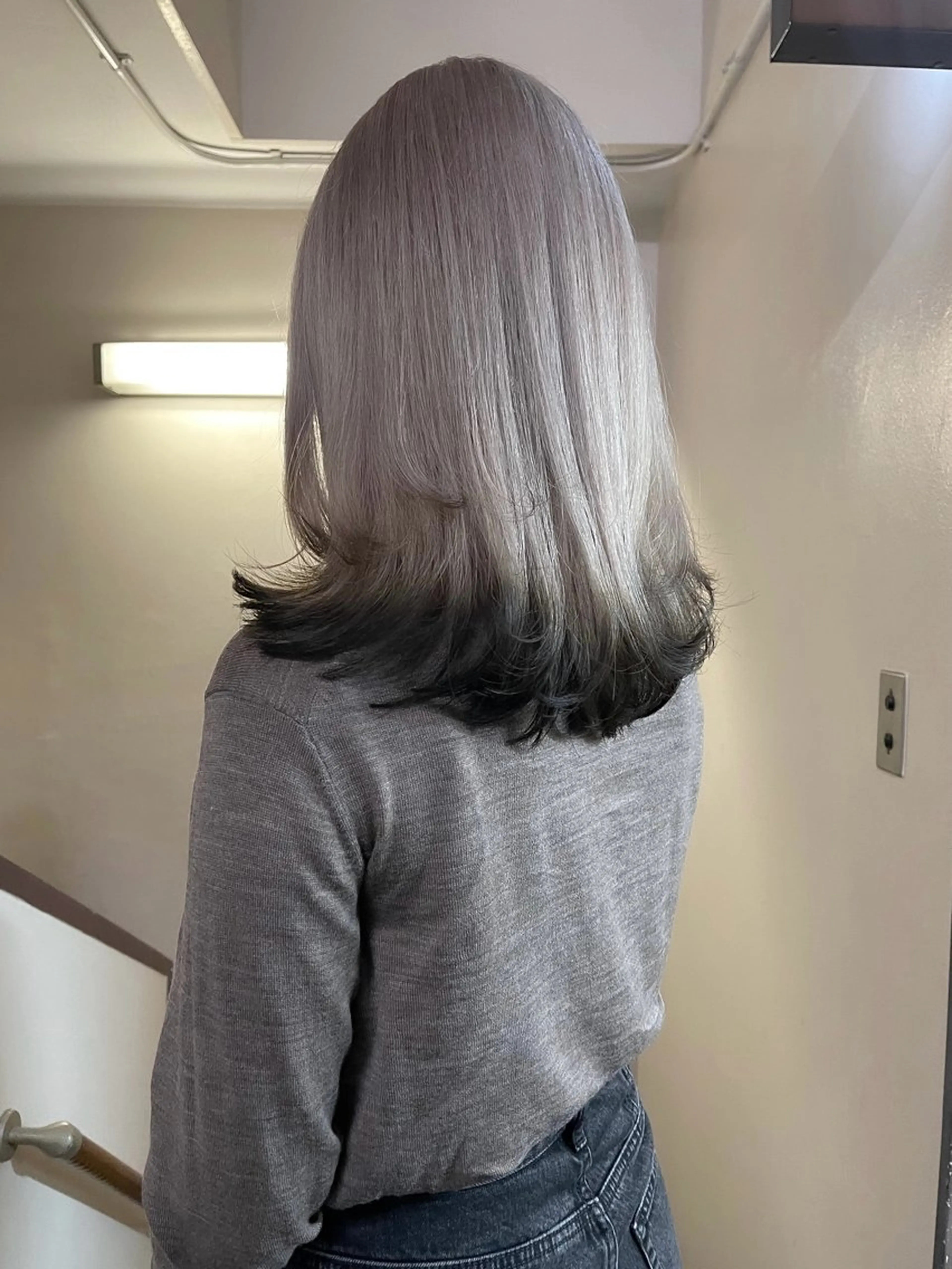 ロング カラー カット ヘアカラー トリートメント ヘアセット 安部佑哉/ハイトーン /レイヤー/グランジのヘアスタイル