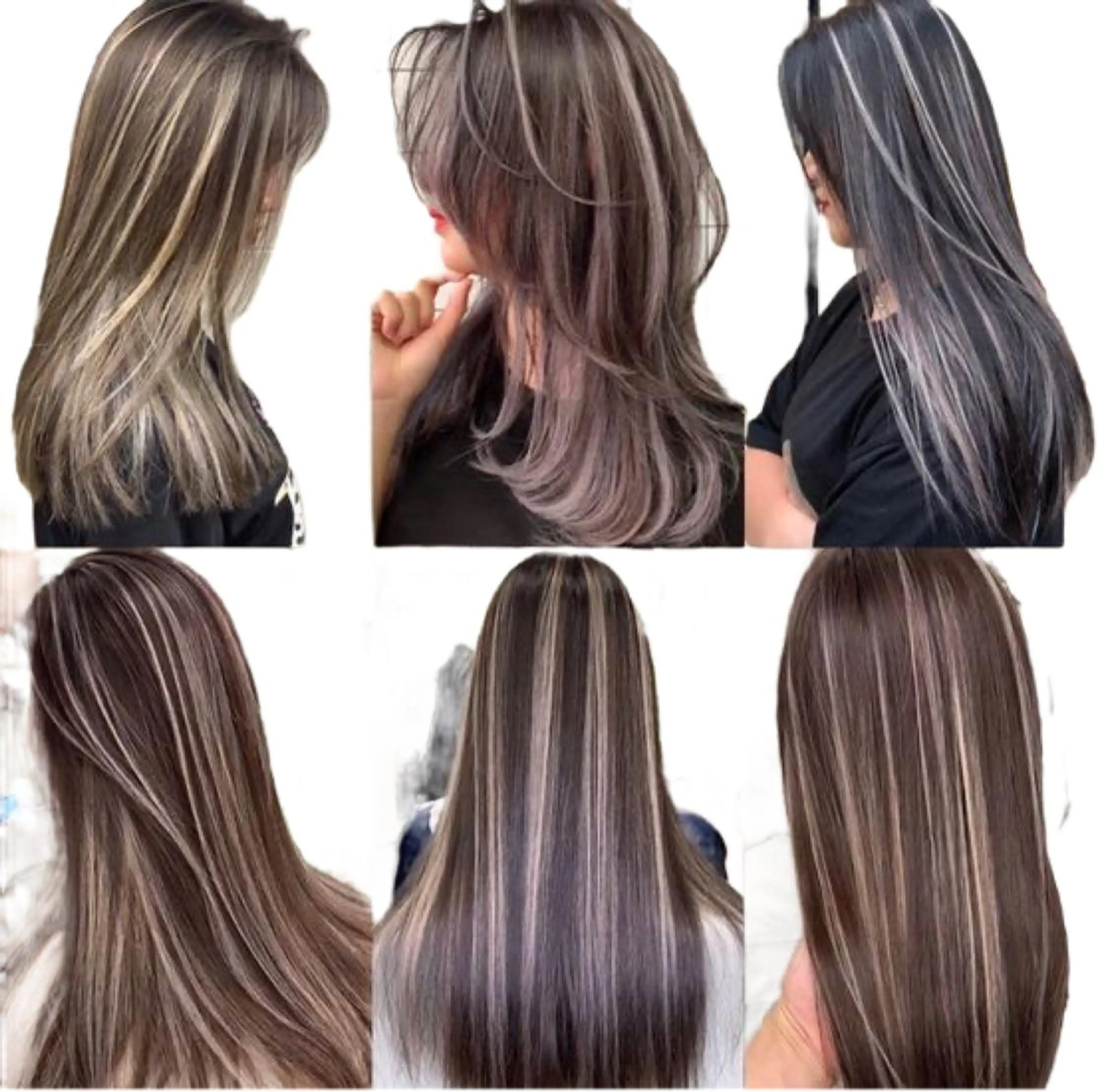 【1日1名様限定!】白髪染めハイライトカラー+ケアトリートメント ¥17800~→9900の写真