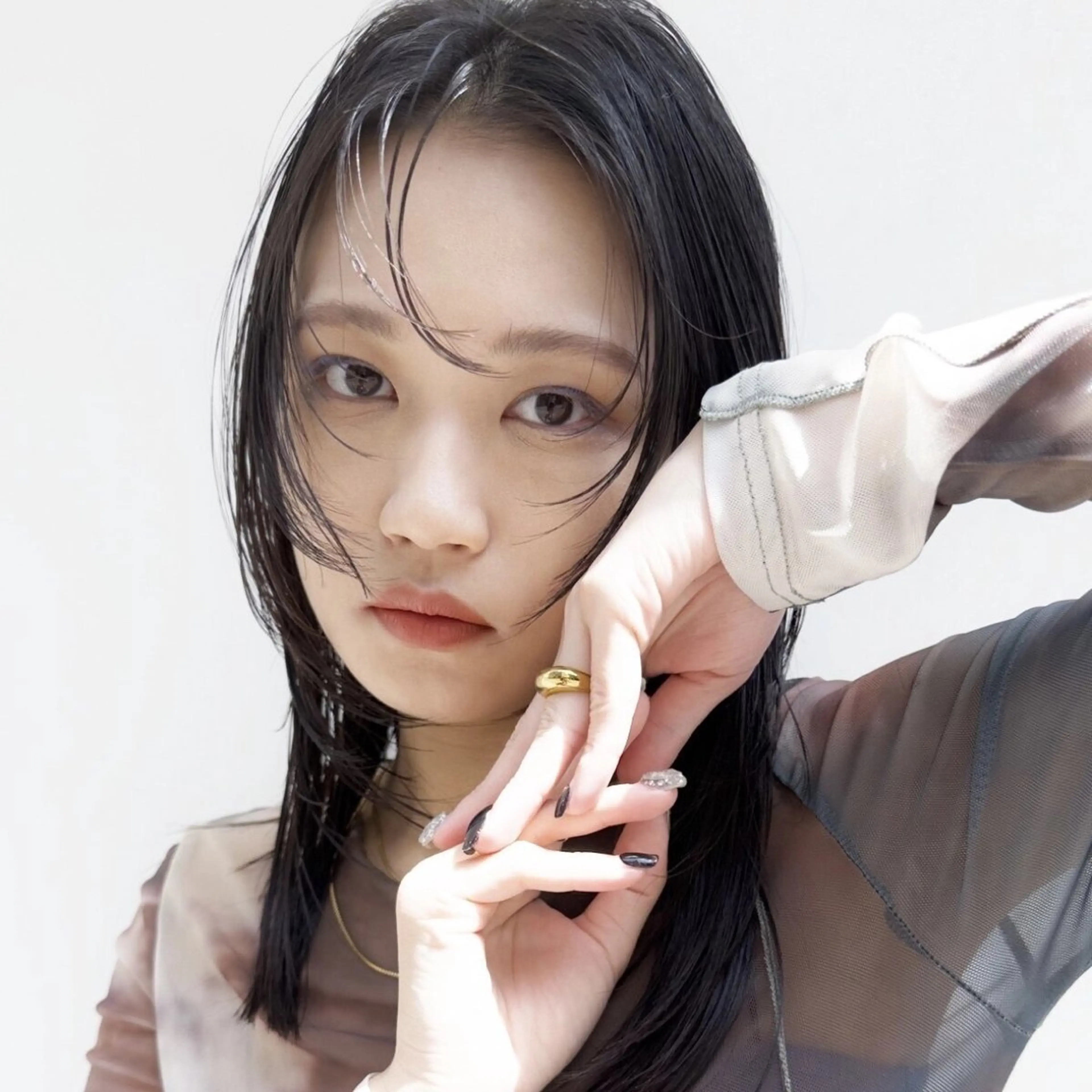 ミディアム カラー 透明感カラー トリートメント ヘアカラー トリートメント CIEL  四条河原町所属・🧴カワバタ🧴 /暖色/髪質改善のヘアスタイル