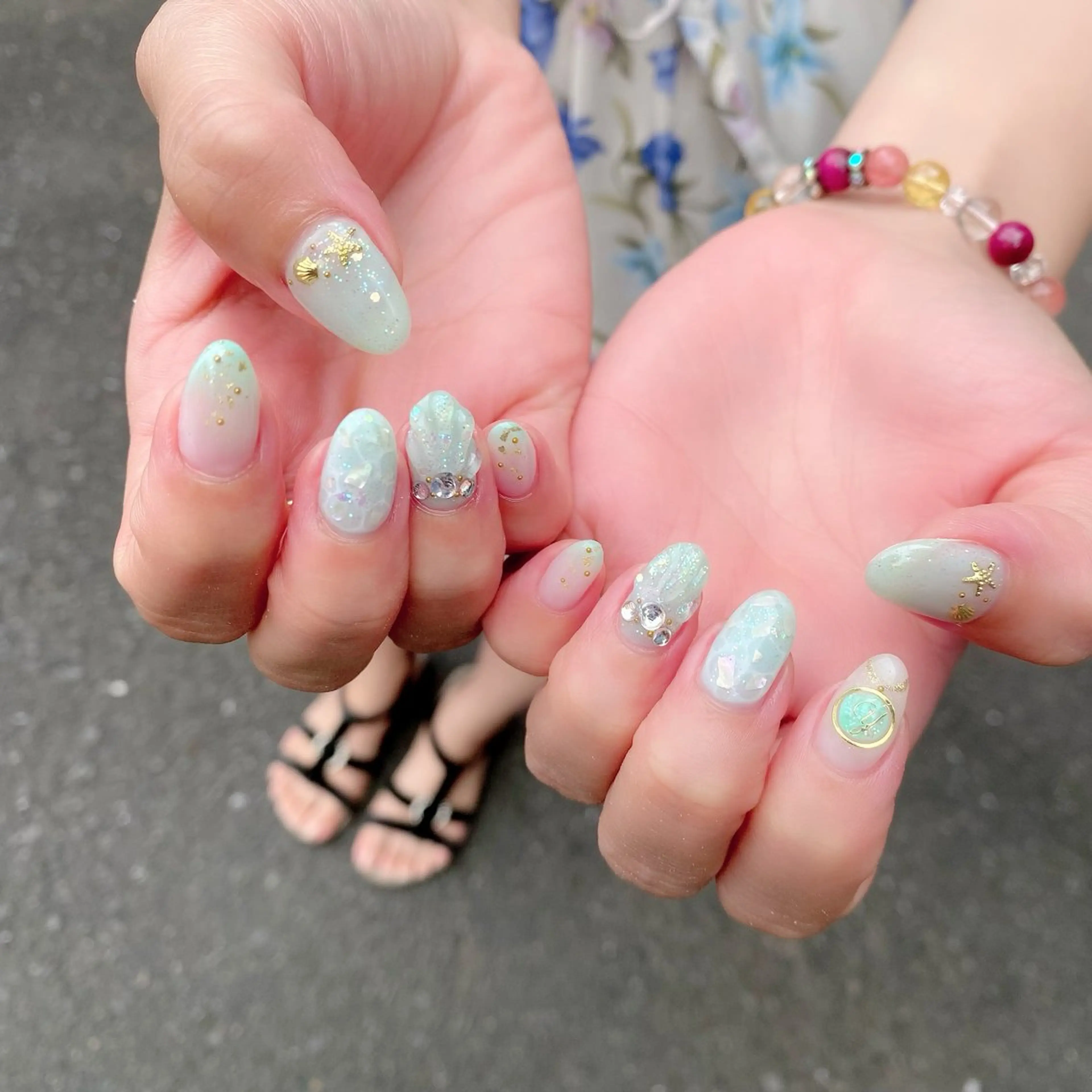 ネイル ぷっくりネイル 夏ネイル Salon Ｋのネイルデザイン