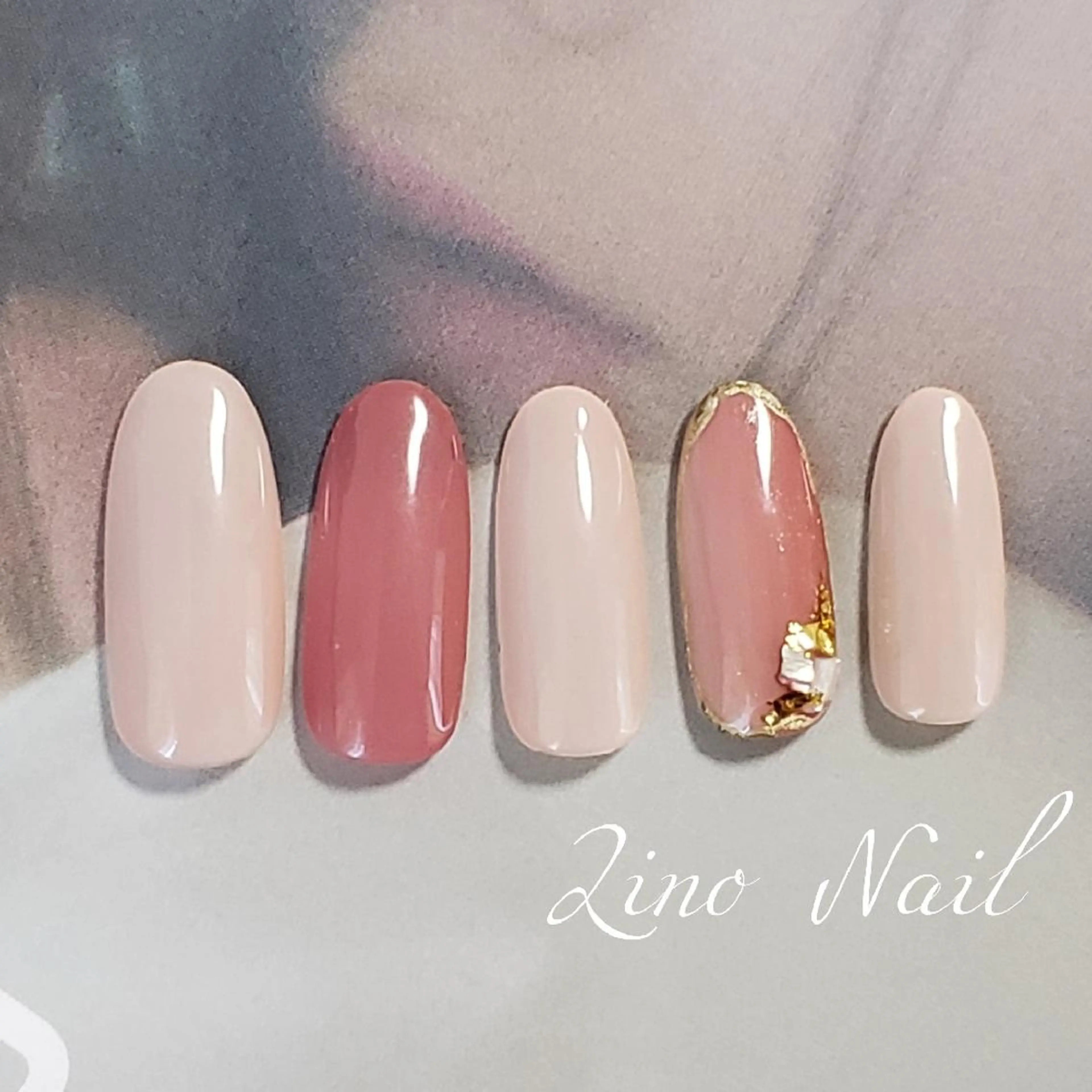 ネイル ジェルネイル グラデーション ニュアンスネイル ワンカラーネイル パラジェル Lino Nailのネイルデザイン