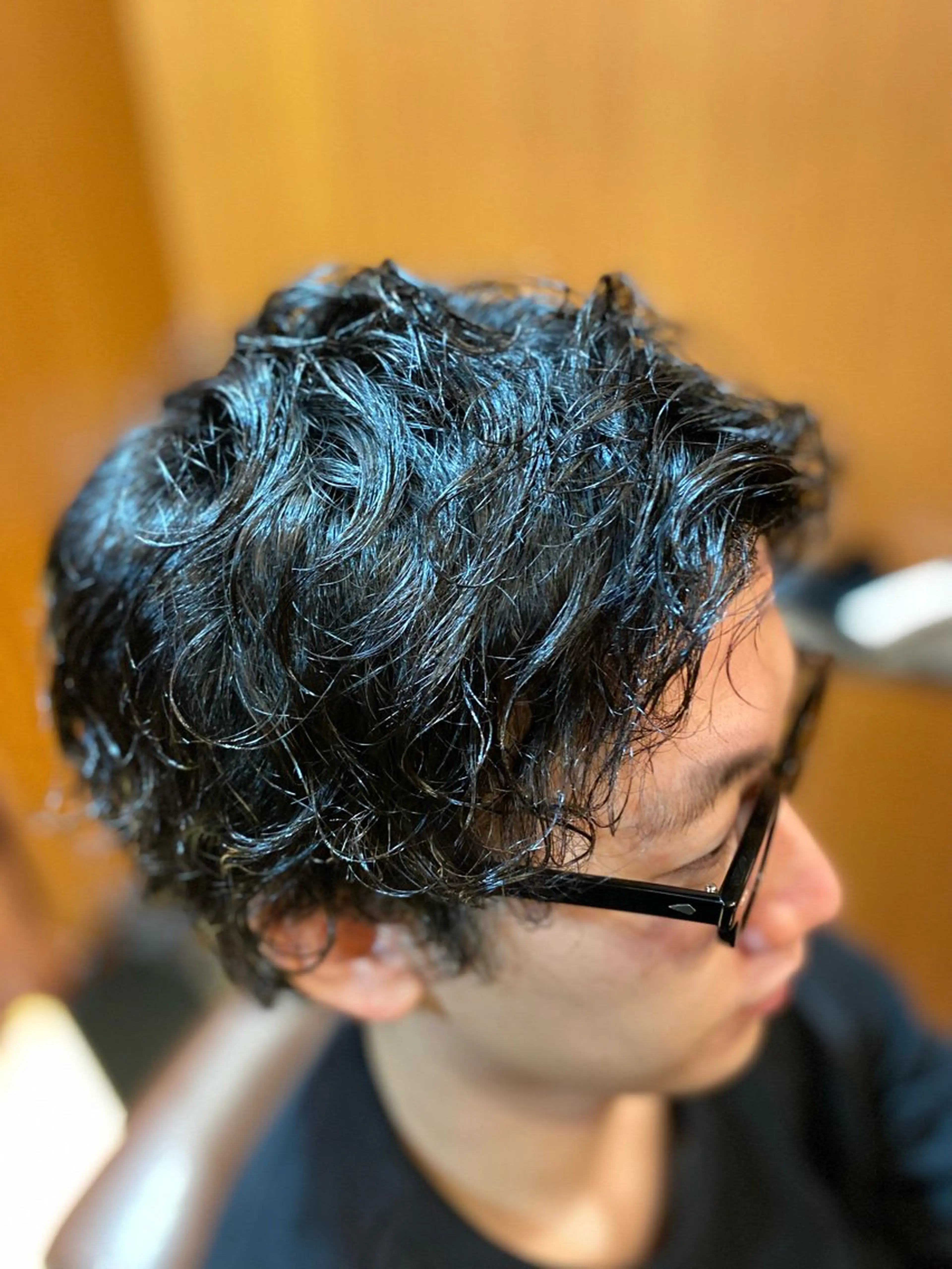 ミディアム 北川 竜也のヘアスタイル