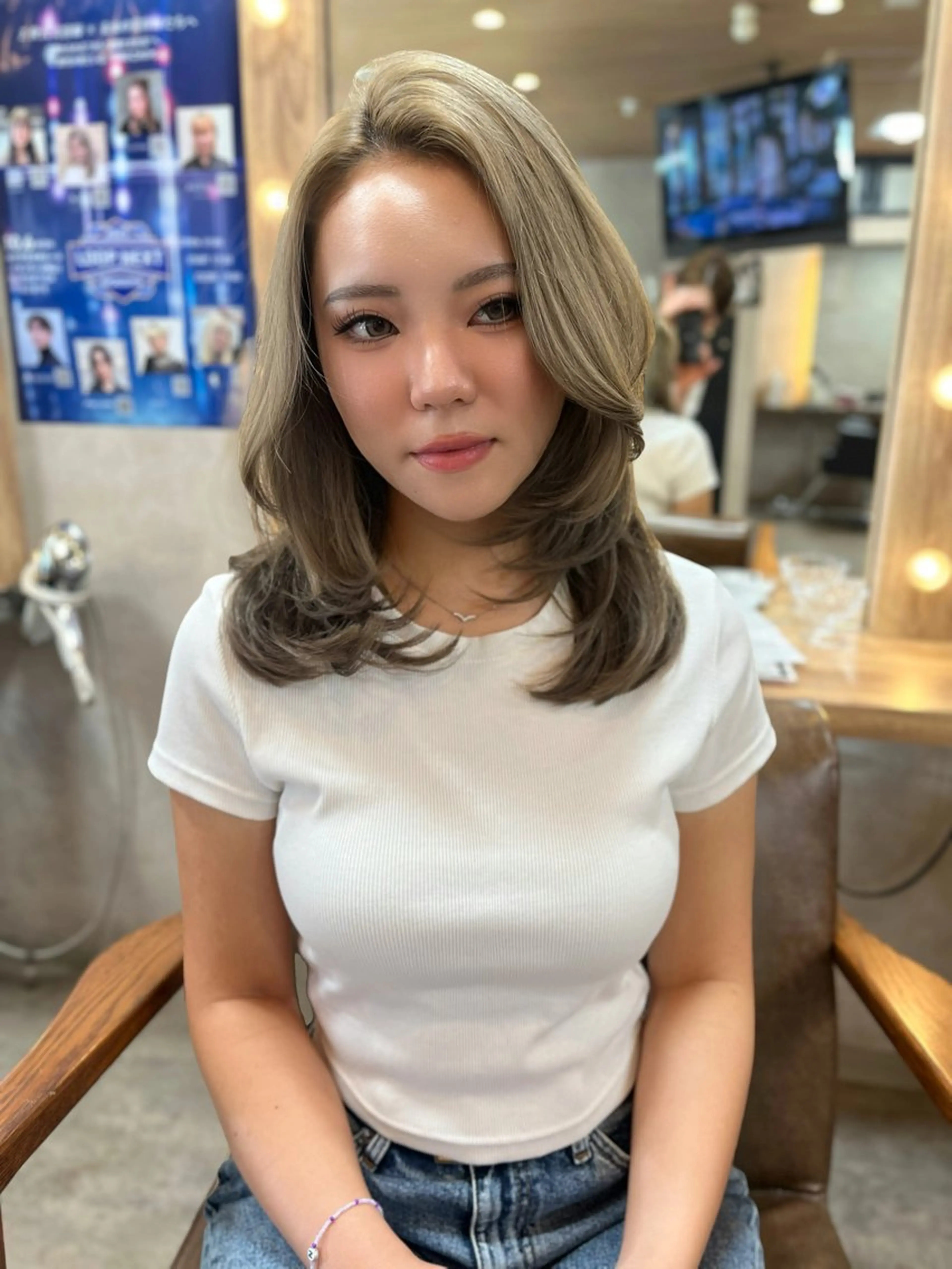 ミディアム カット トリートメント 🔖RIENS /renaのヘアスタイル