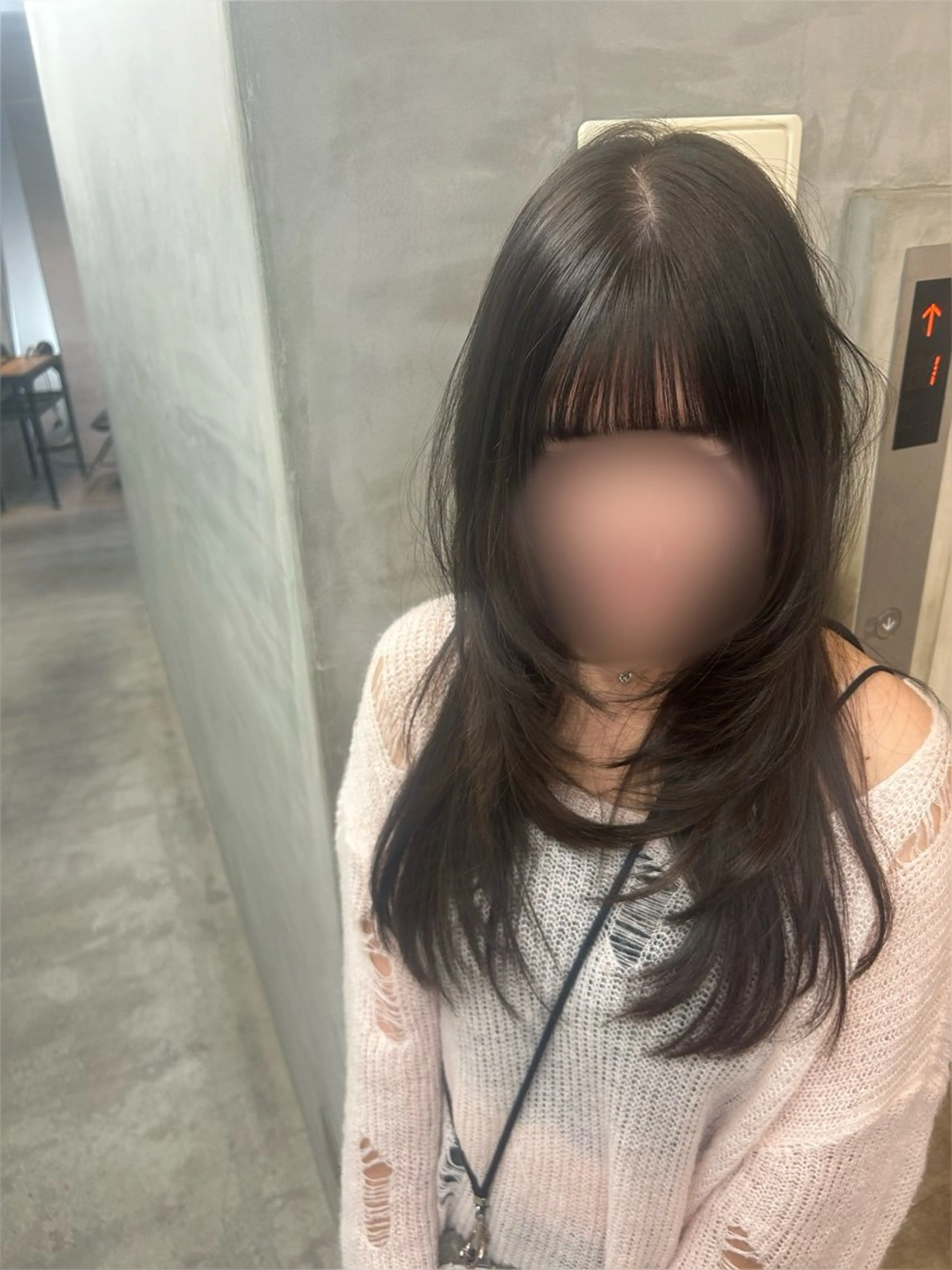 ロング ハッシュカット カット ヘアカラー トリートメント 🍭韓国ヘア🍒 髪質改善/コウタのヘアスタイル