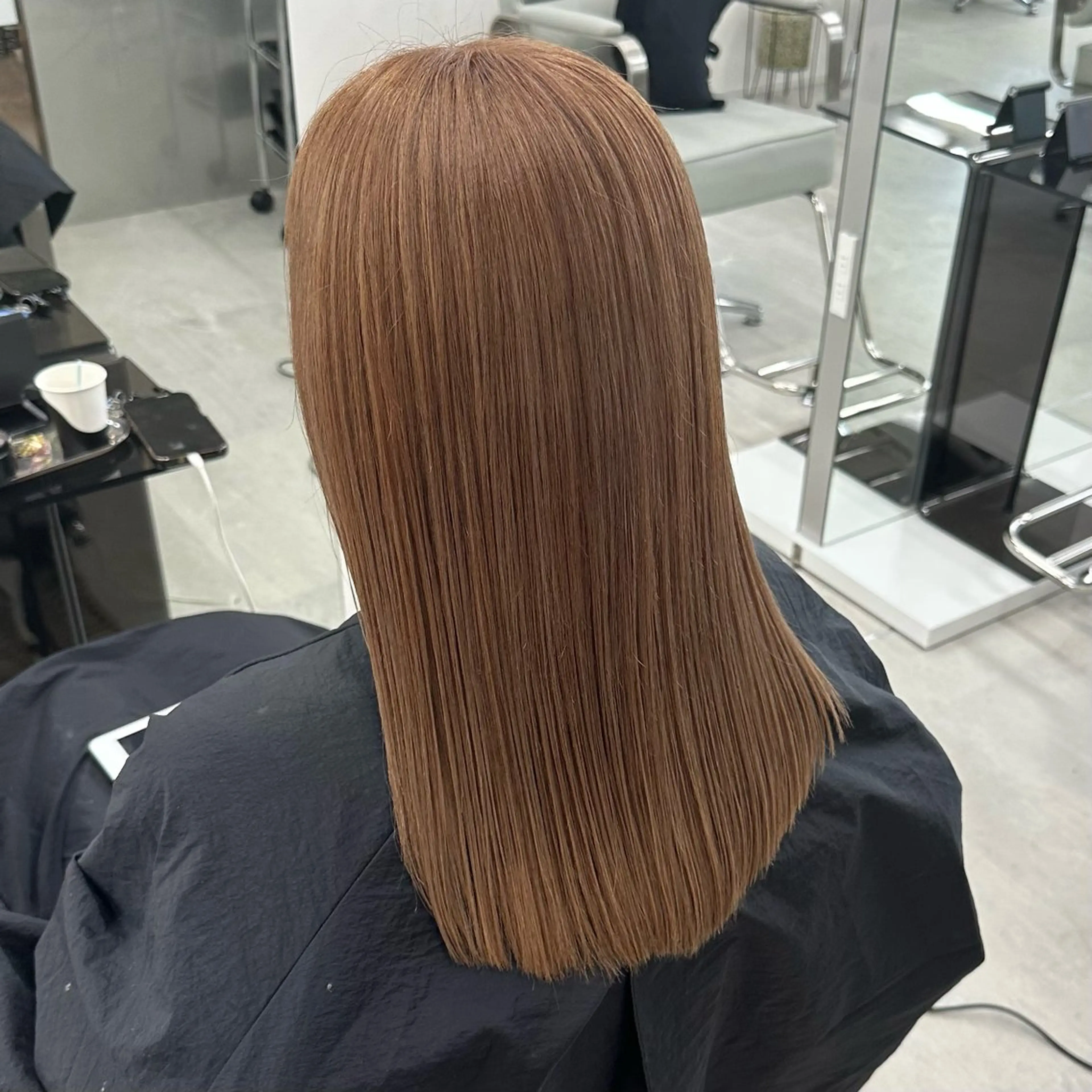 ミディアム ヘアカラー トリートメント REAL 心斎橋所属・ブリーチ/ベージュ /ピンク🦋ナツミのヘアスタイル