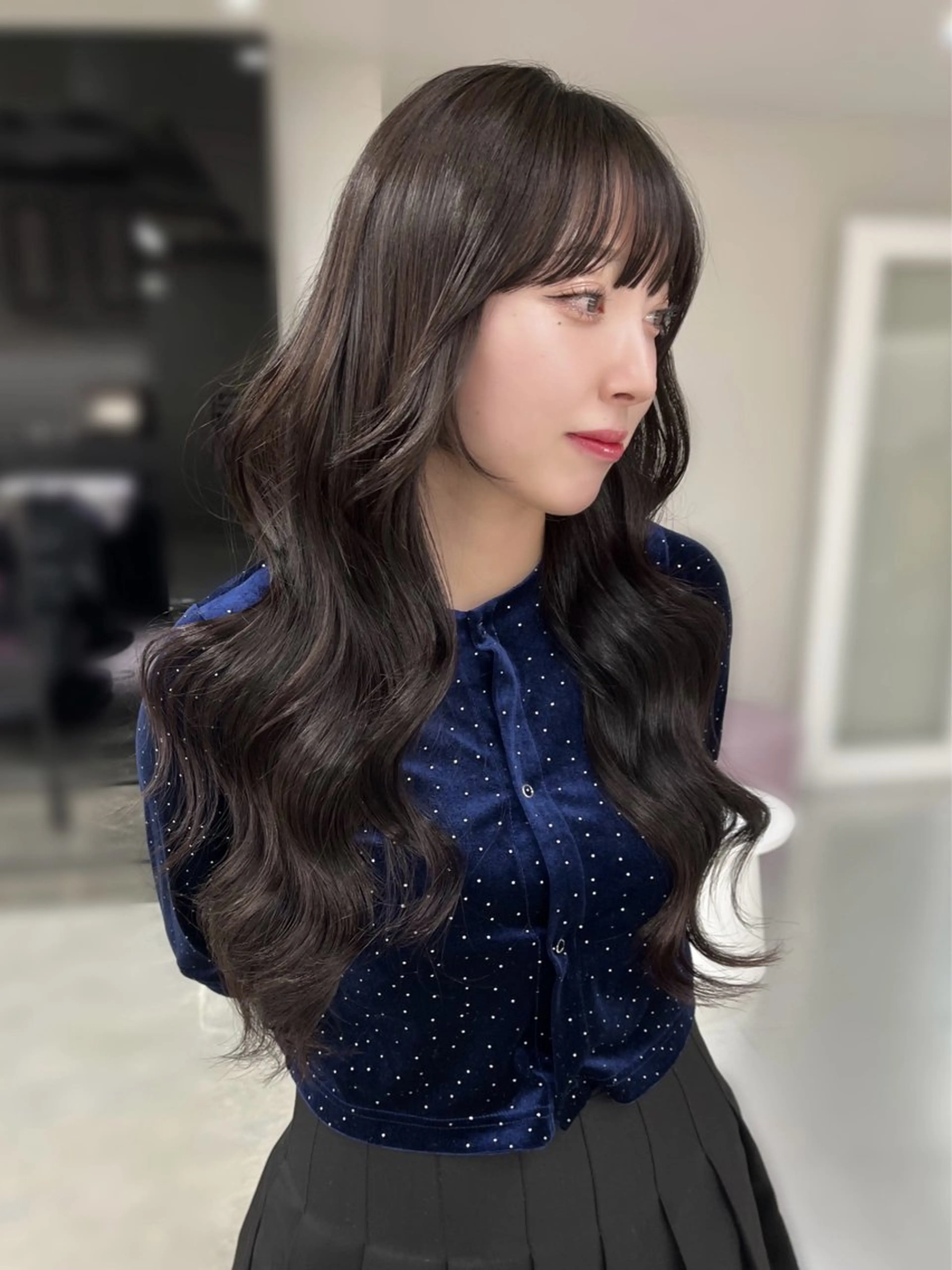 ロング カラー カット ヘアカラー トリートメント Kaho🤍レイヤー ※女性限定のヘアスタイル
