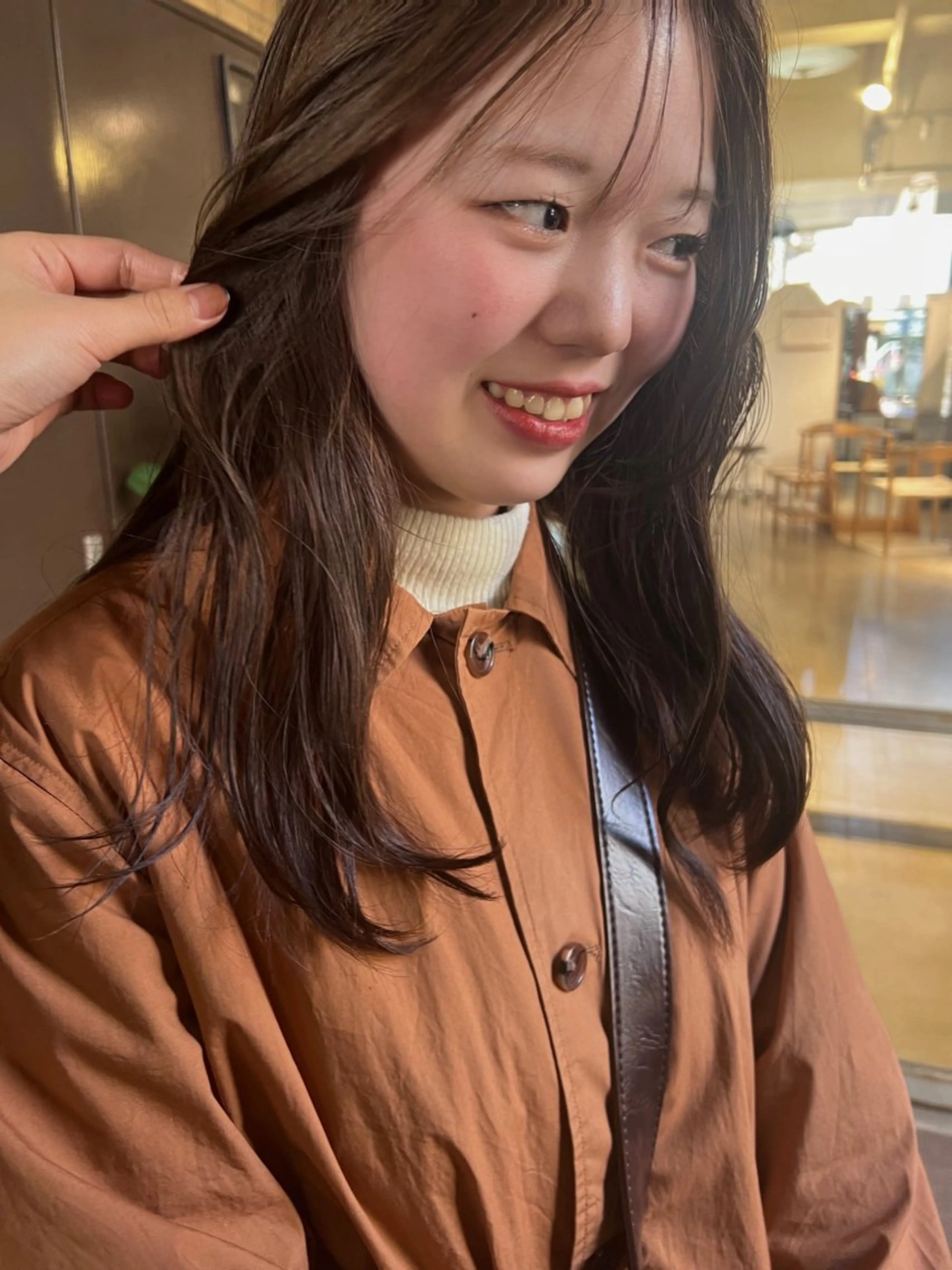 カラー ヘアカラー 南部 綾音のヘアスタイル