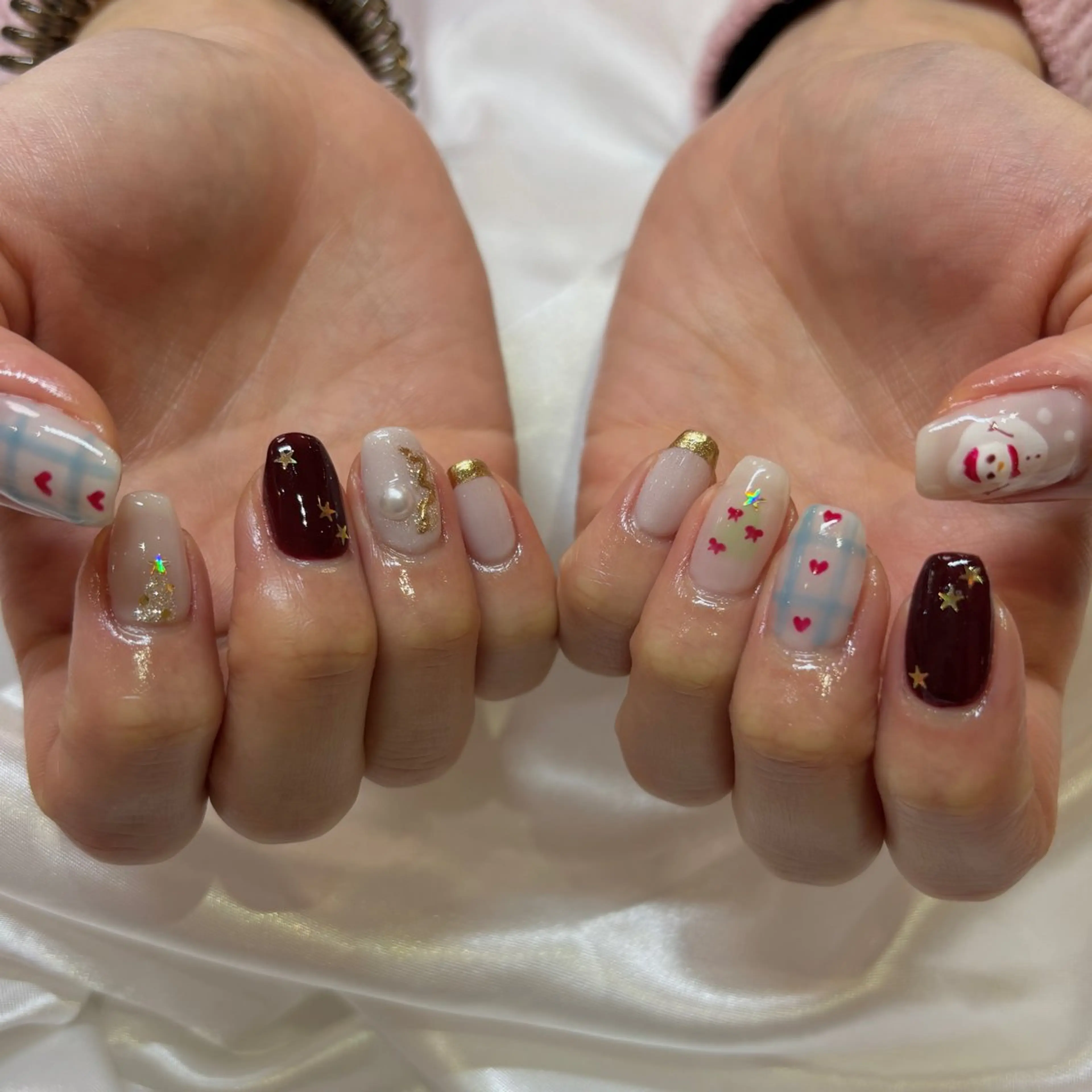 ネイル ハンドネイル YURIN 𓈒ㅤׂ 𝜗𝜚のネイルデザイン