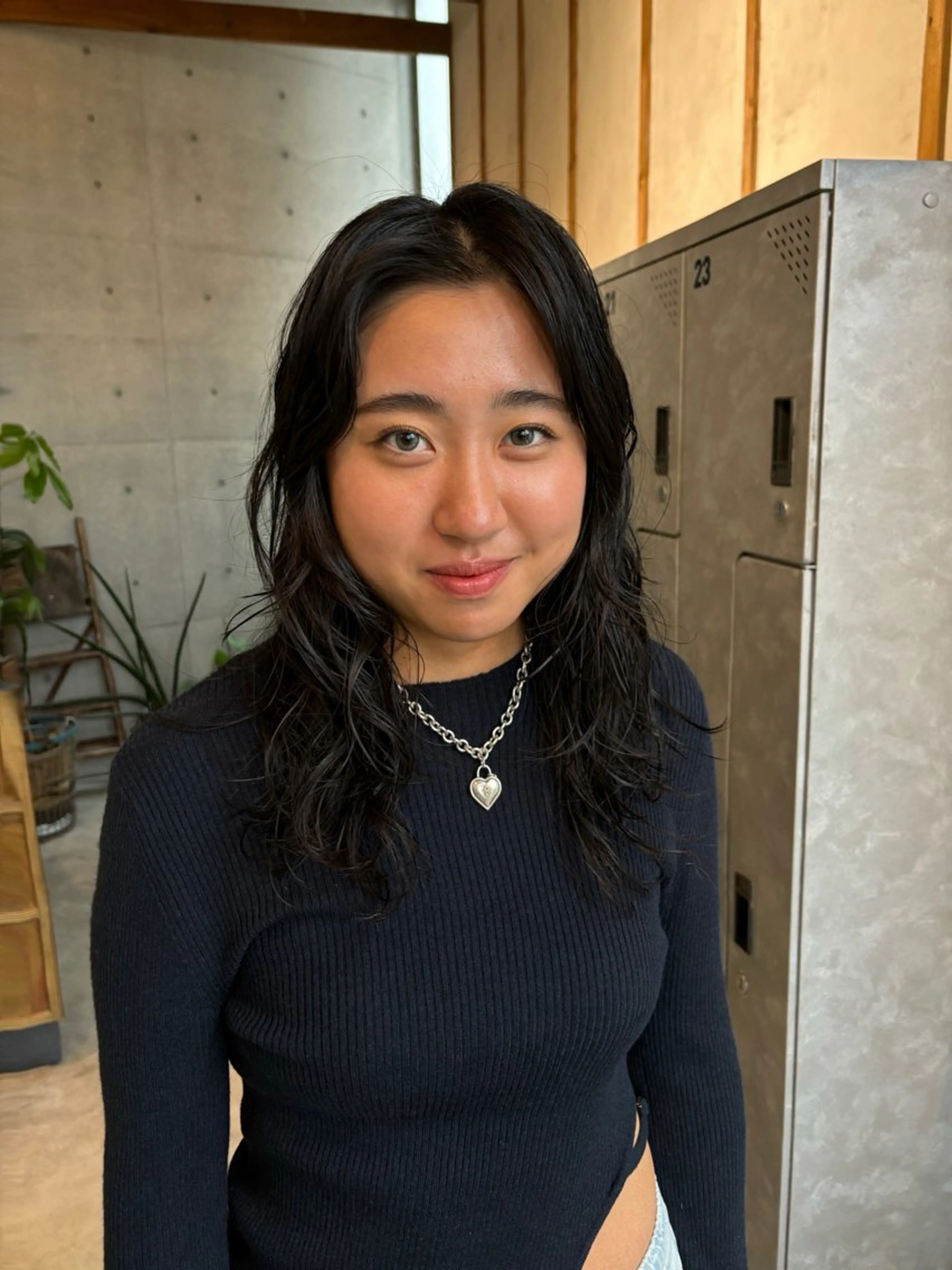 セミロング パーマ Door代官山所属・詩織/パーマ /代官山のヘアスタイル