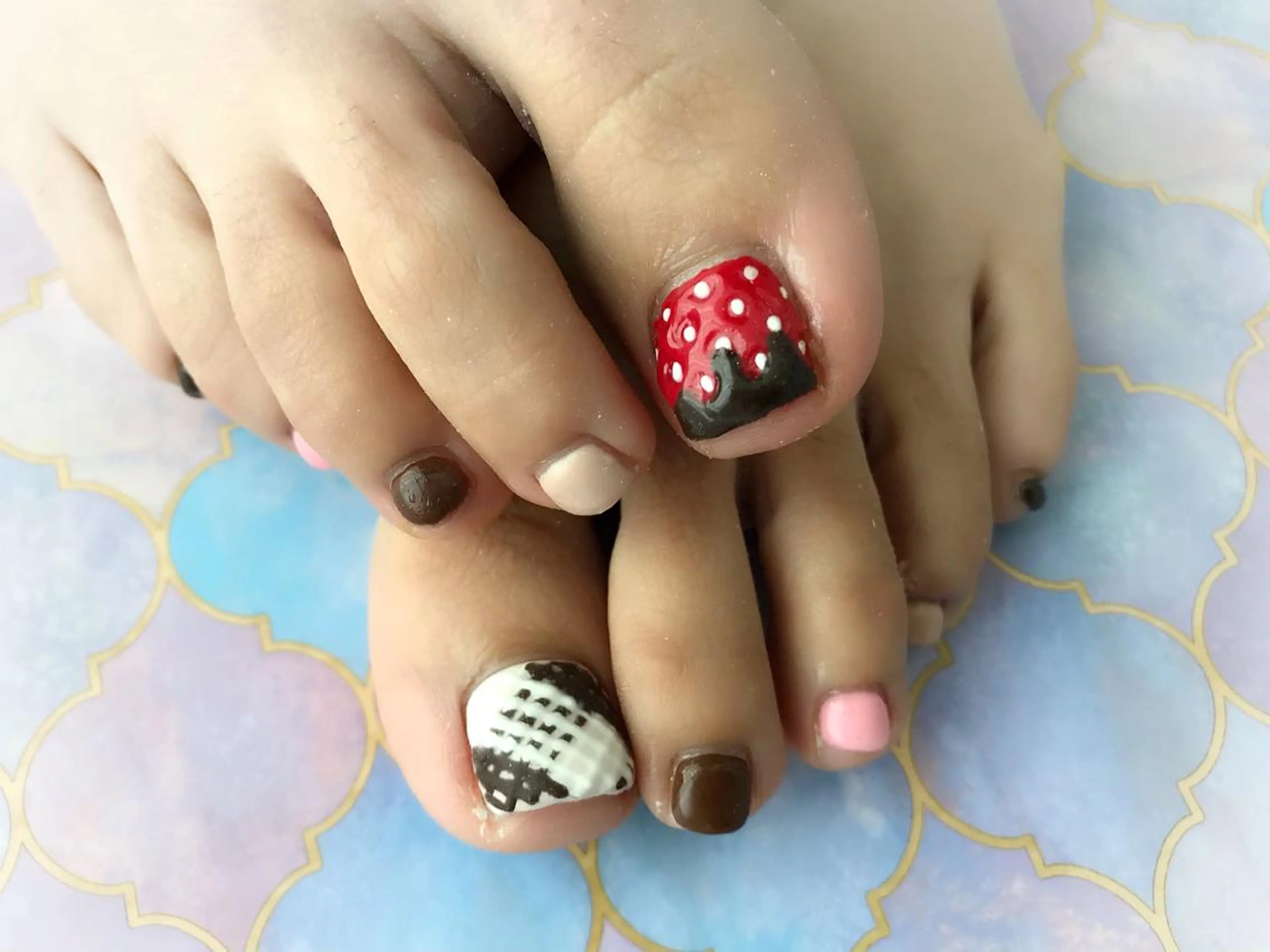 ネイル フットネイル エース ネイルのネイルデザイン