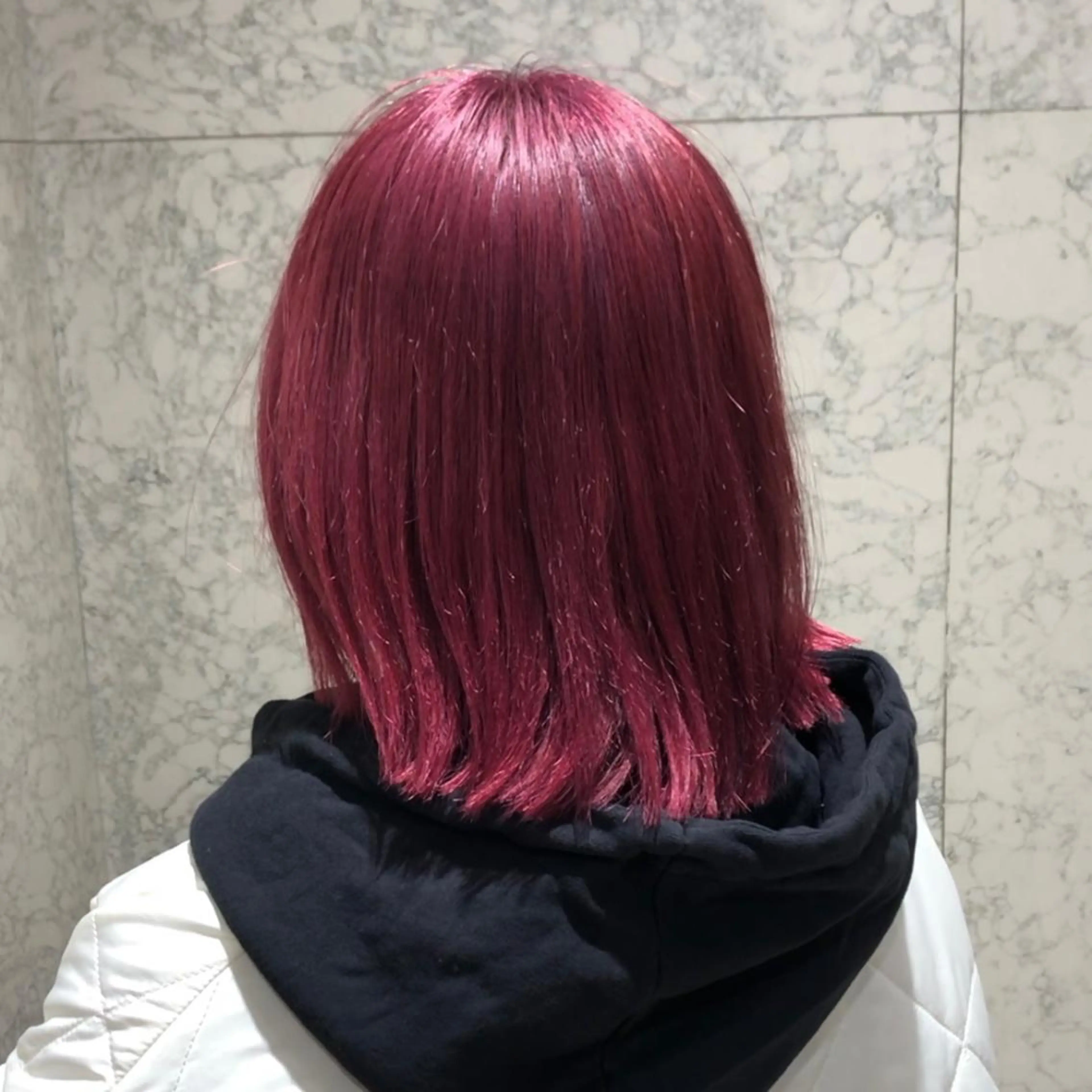 ミディアム アッシュ ミストバング ハイライト 髪質改善 韓国風ヘア ヘアカラー トリートメント 髪質改善🇰🇷 レイヤーカット/梅田のヘアスタイル