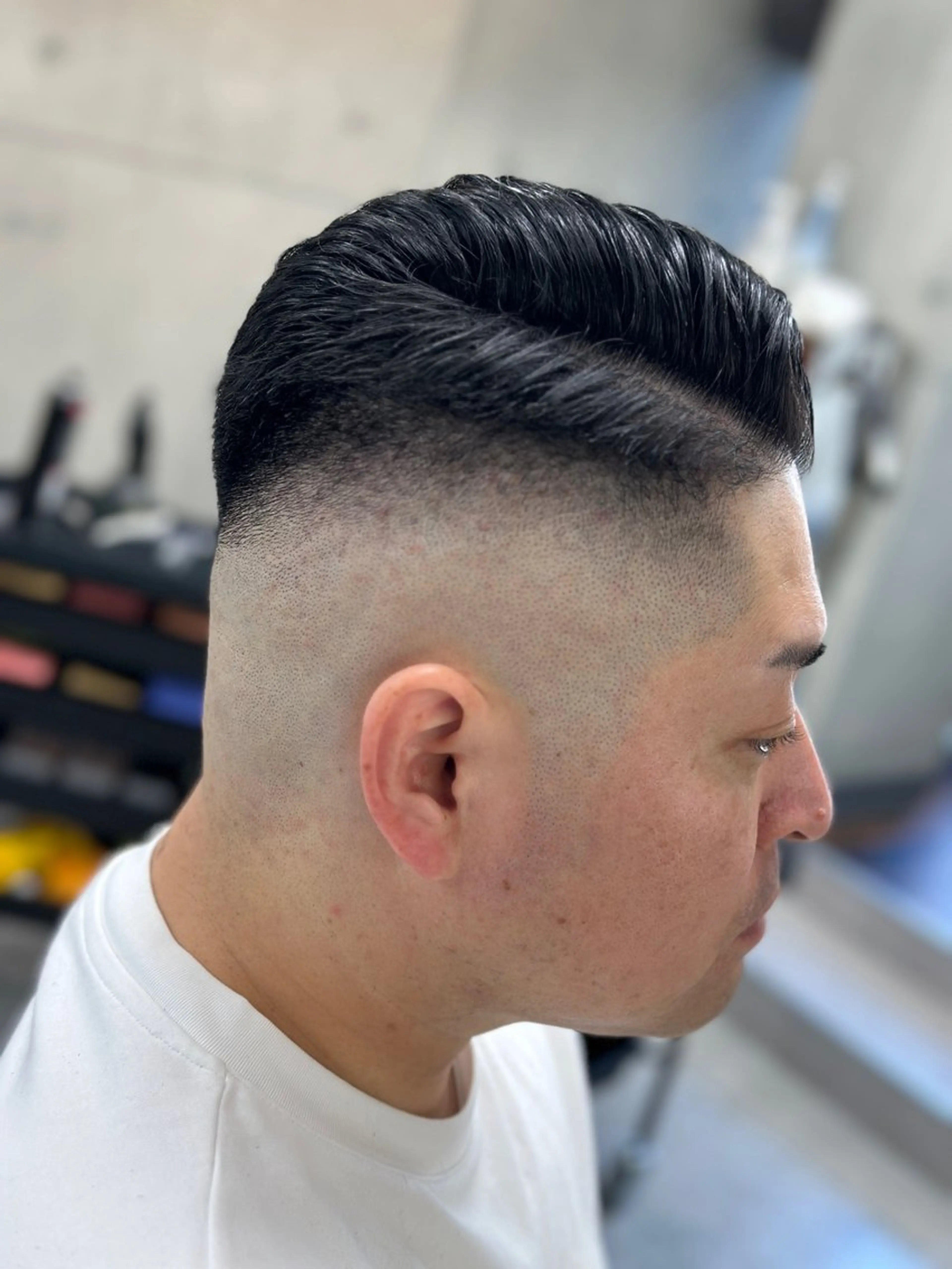 ショート メンズ フェードカット スキンフェード CHROM TOKYO ALT所属・神保町メンズno.1 佐々木康介のヘアスタイル