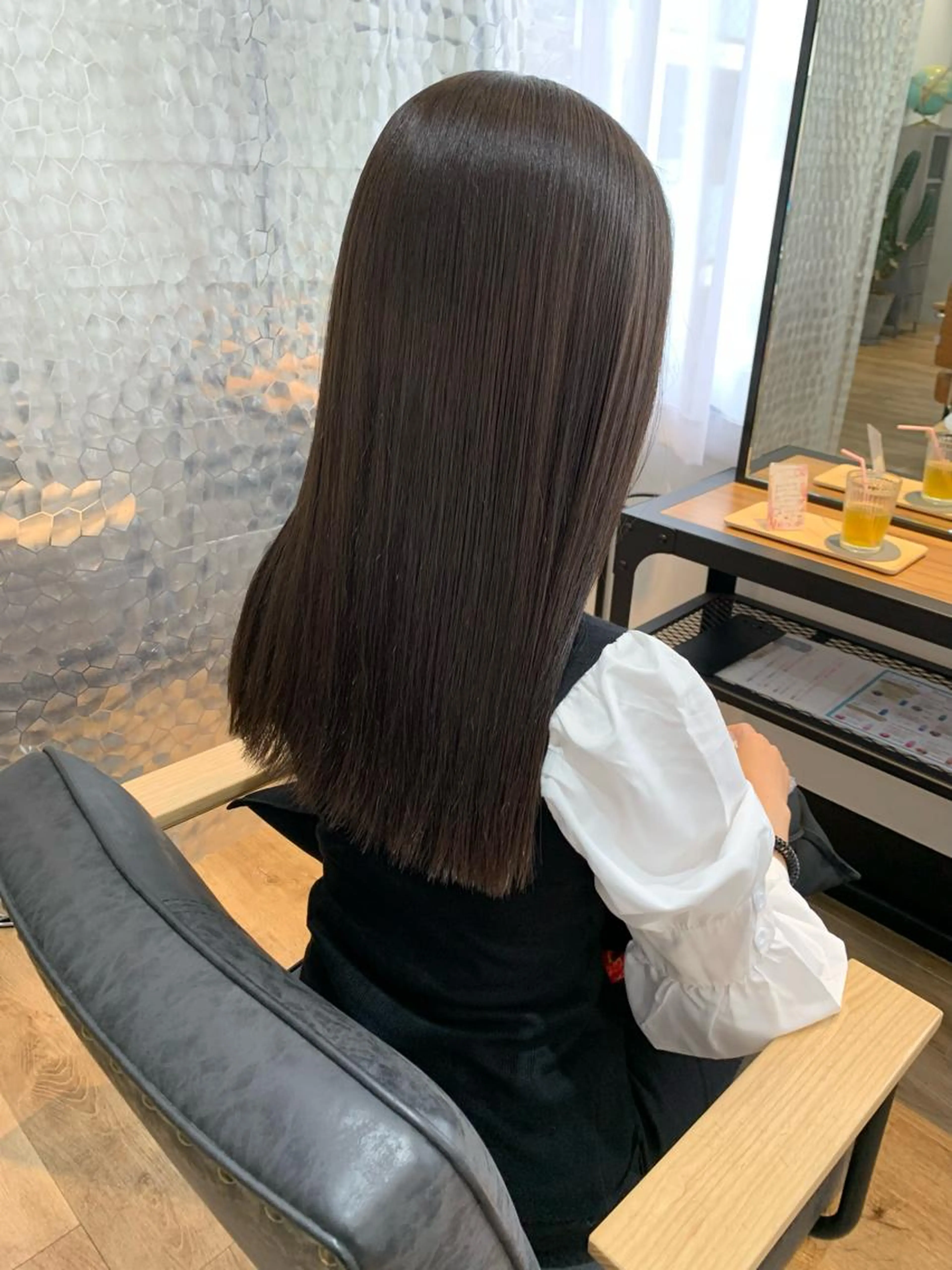 【カラーモデル朝8時​〜​】低刺激の頭皮に優しいオーガニックカラー＋カラーのダメージを最小限に抑える7種トリートメントの写真