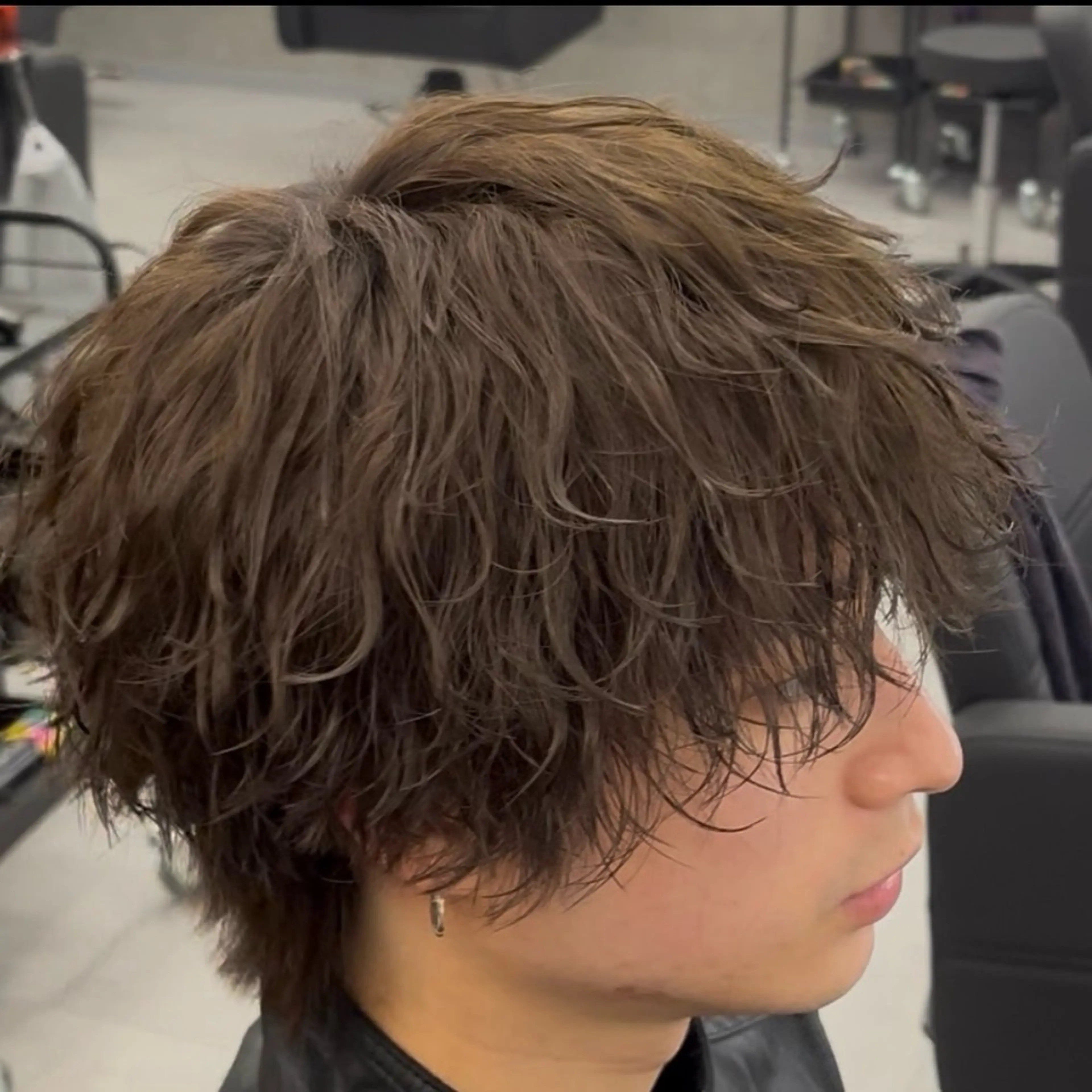 ショート カラー ヘアアレンジ メンズ ベージュカラー オリーブベージュ カット ヘアカラー 札幌メンズ特化/ RIKUのヘアスタイル