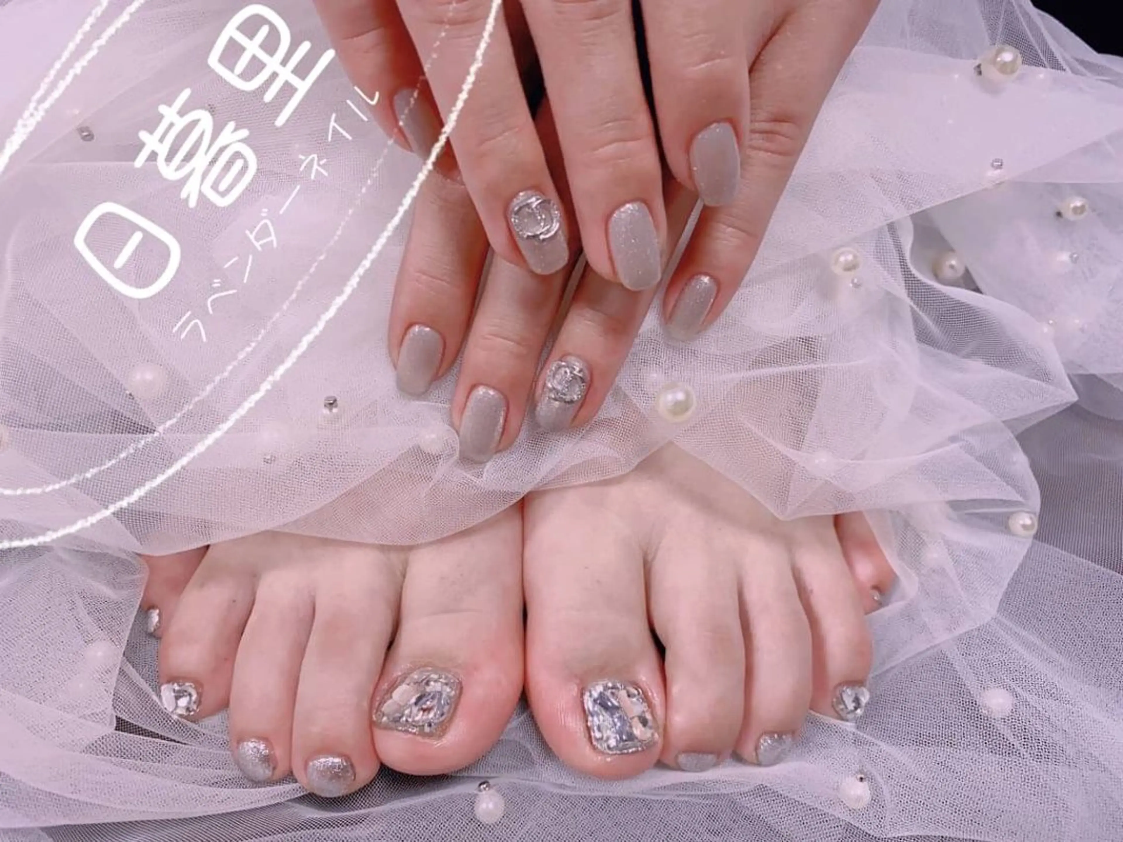 ネイル ラベンダー💖日暮里 ルル💖ネイルのネイルデザイン