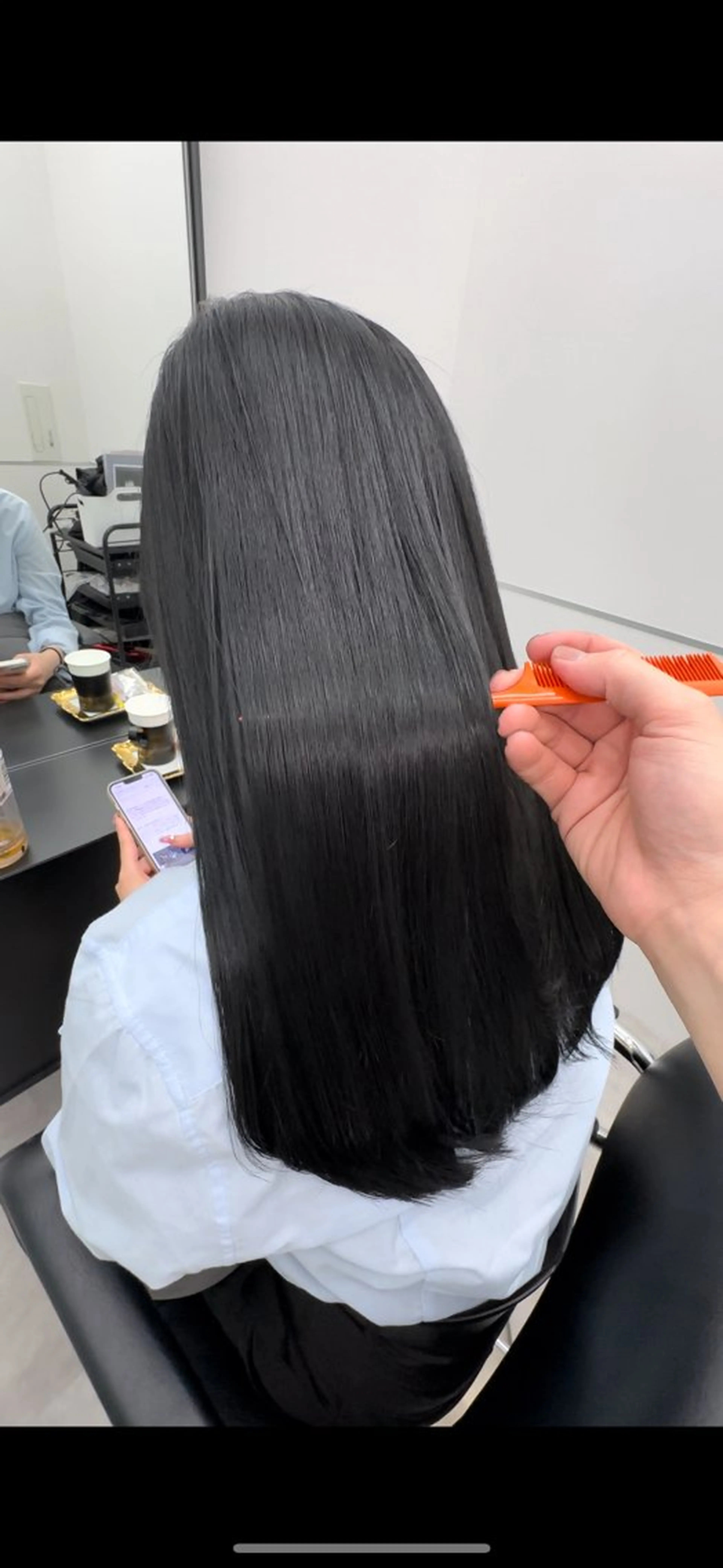 カット+美髪矯正+トリートメントの写真