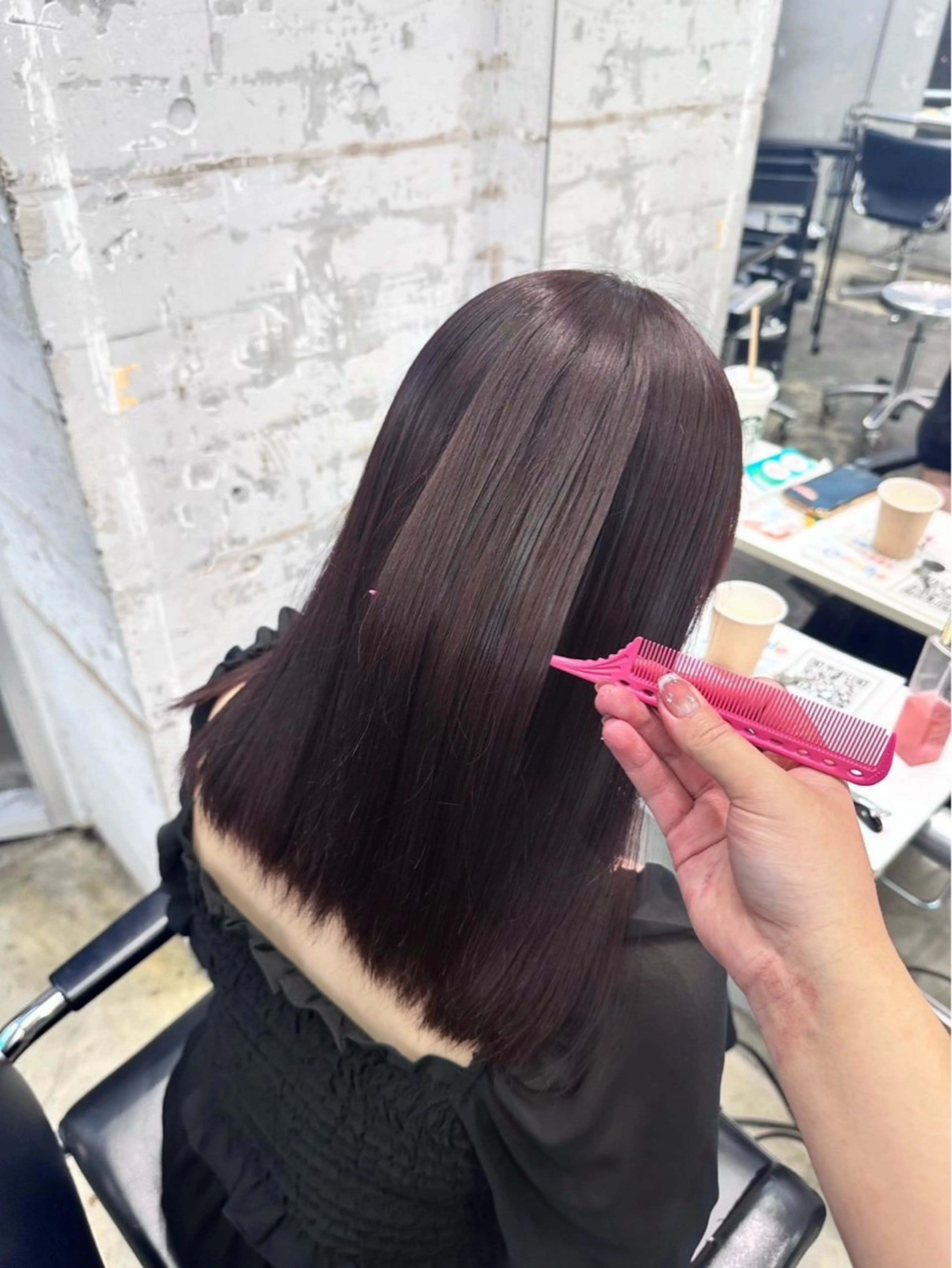 セミロング 🎀透明感＆艶カラー / Maho🎀のヘアスタイル