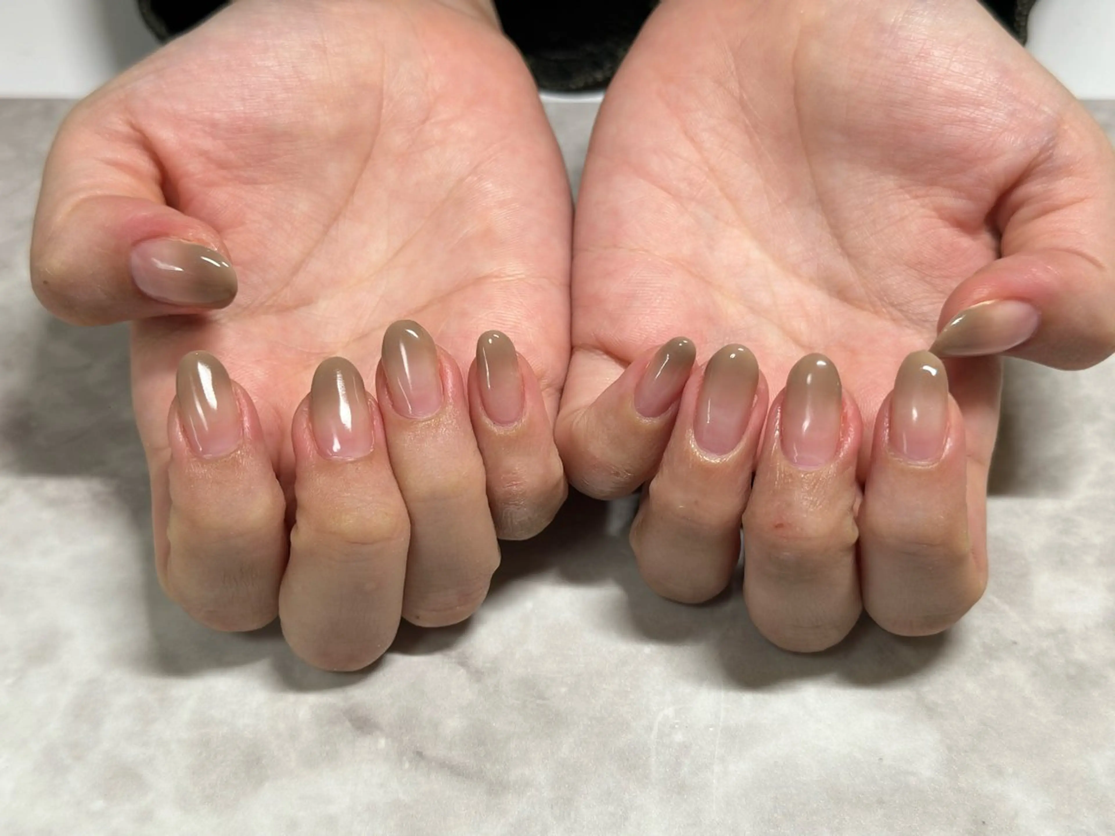 ネイル グラデーション 【パラジェル・フィルイン】Nailsalon　Merci東中野所属・Merci shigaのネイルデザイン