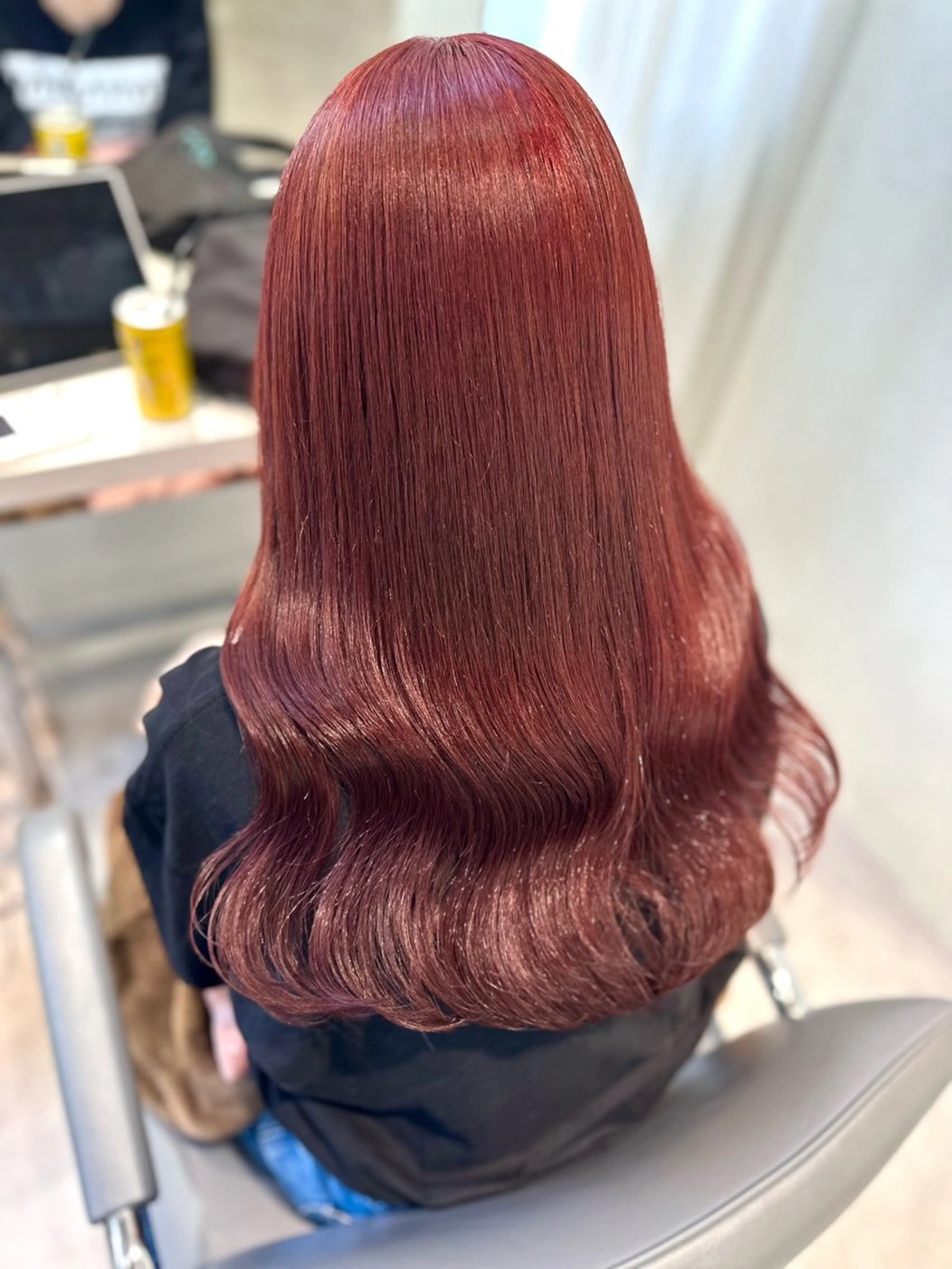 ロング 韓国風ヘア カット ヘアカラー 渋谷韓国ヘア🇰🇷 SAYAKA🩶ᩚのヘアスタイル