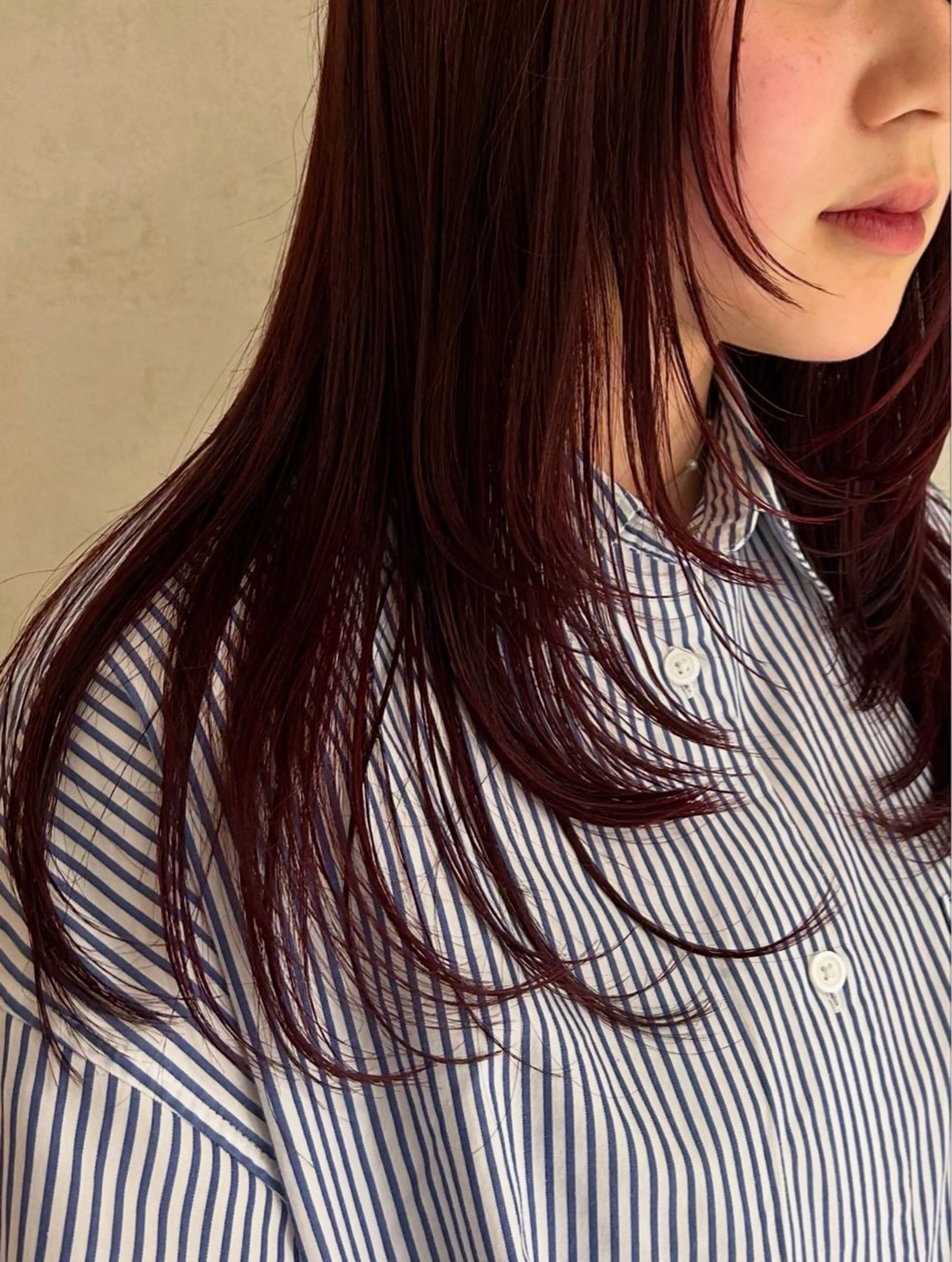 セミロング ヘアカラー hiyoka🐈‍⬛ ◎暖色カラー🥀のヘアスタイル