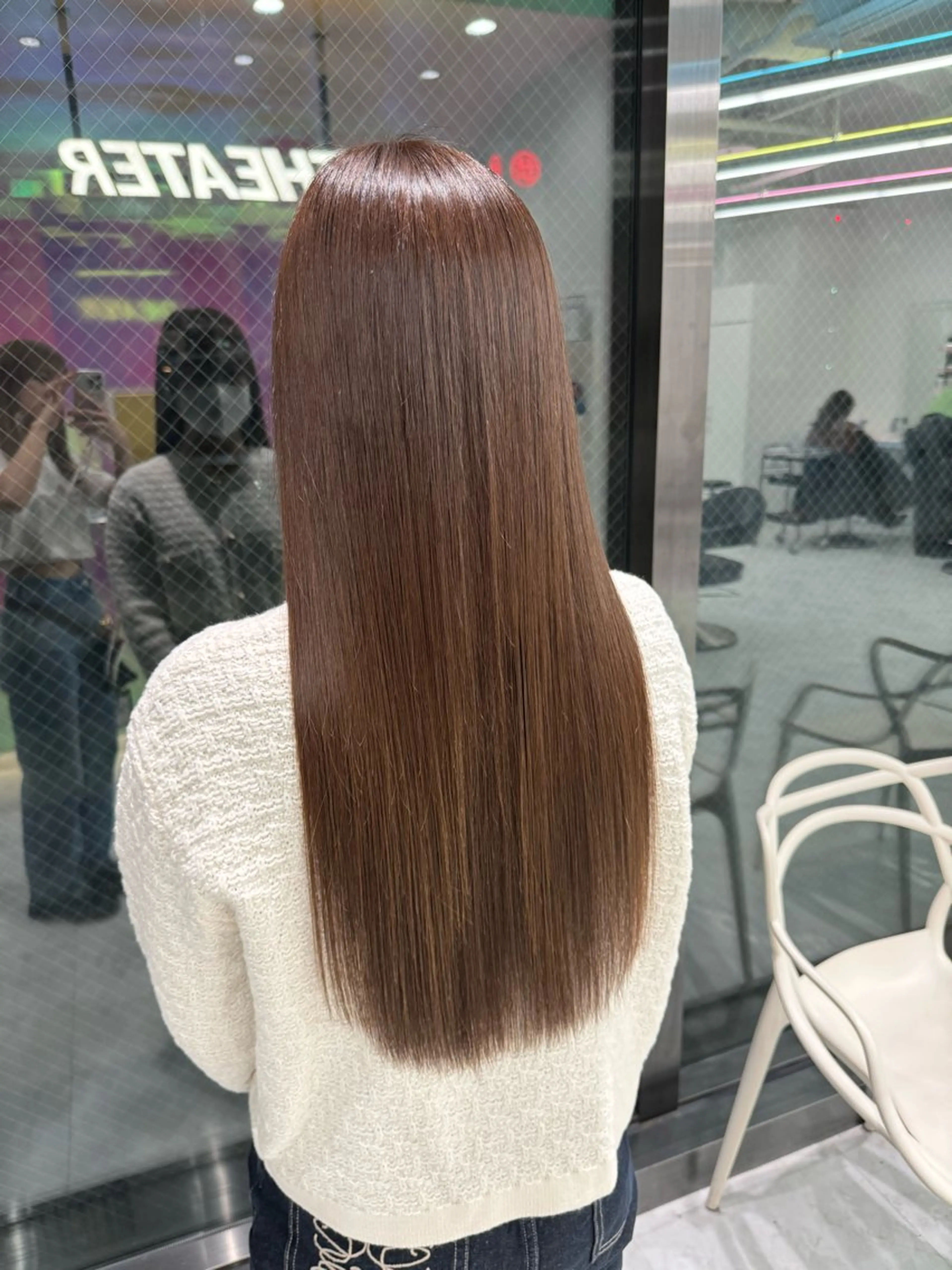 ロング カラー ブラウンカラー チョコレートブラウン ♡ブリーチカラー♡ Mirioのヘアスタイル
