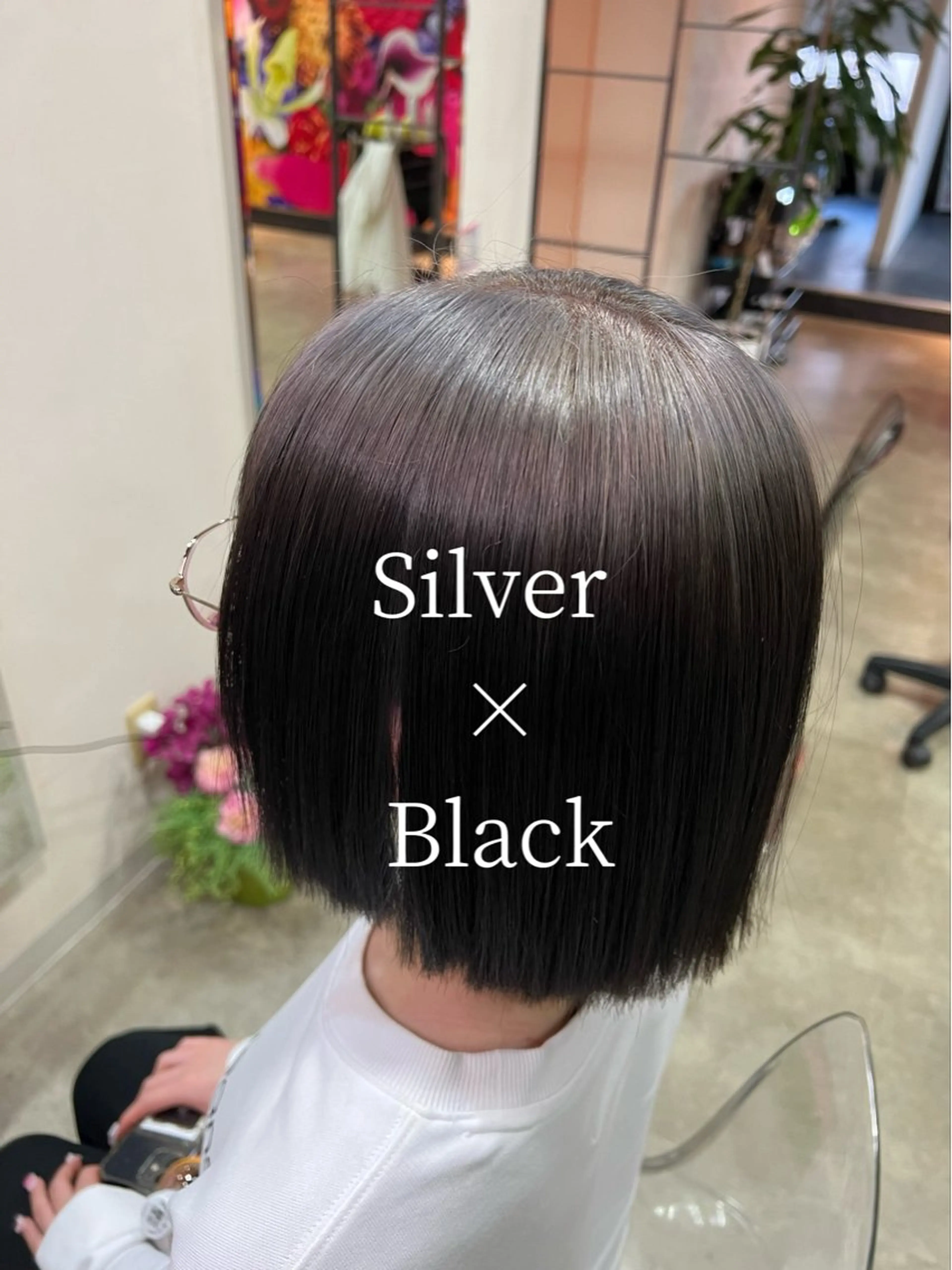 ショート ヘアカラー Hanna by W_SALONのヘアスタイル