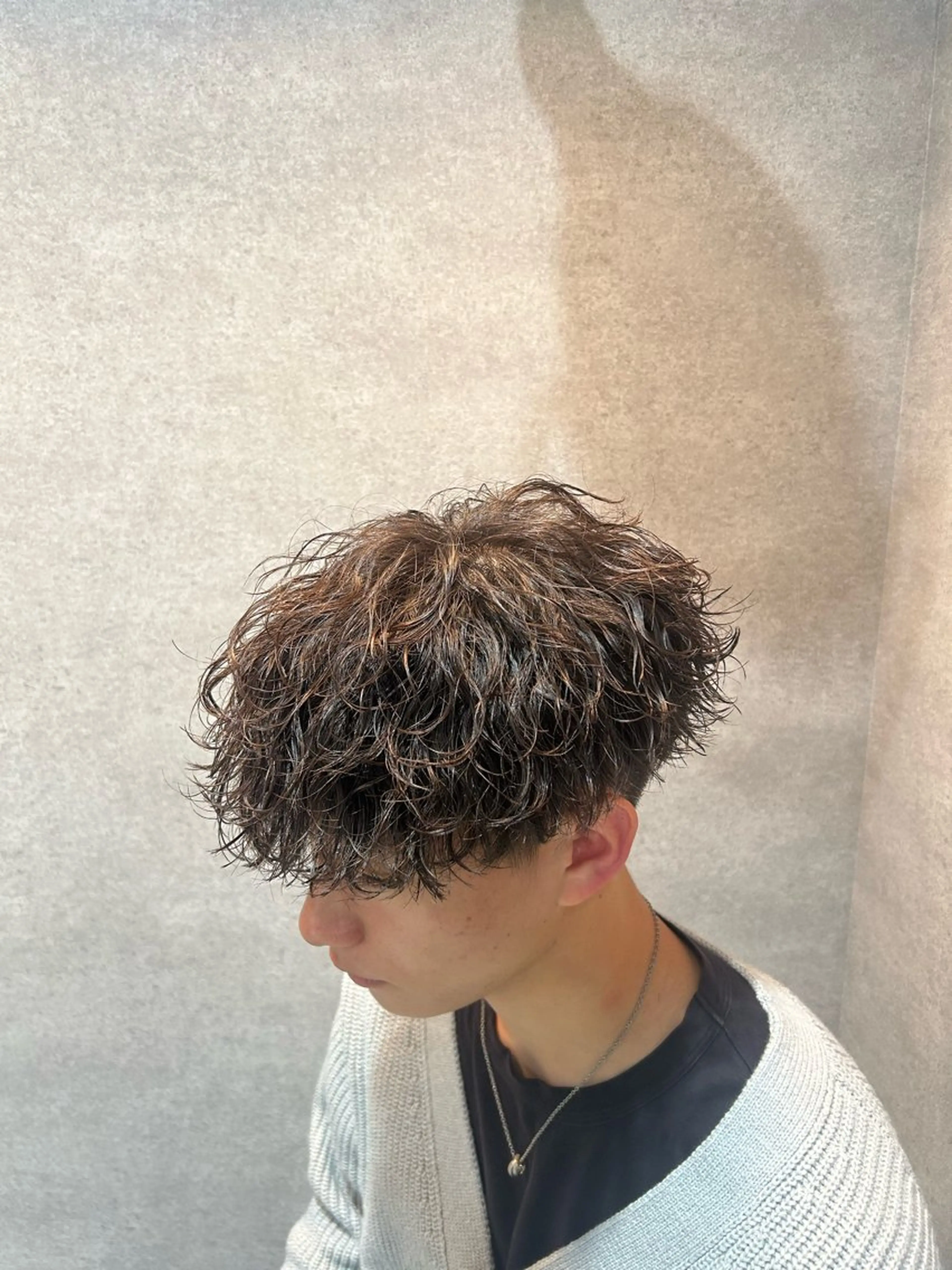 ショート カラー パーマ メンズ キッズ カット パーマ トリートメント ヘアセット 🔥パーマ特化🔥 優馬のヘアスタイル