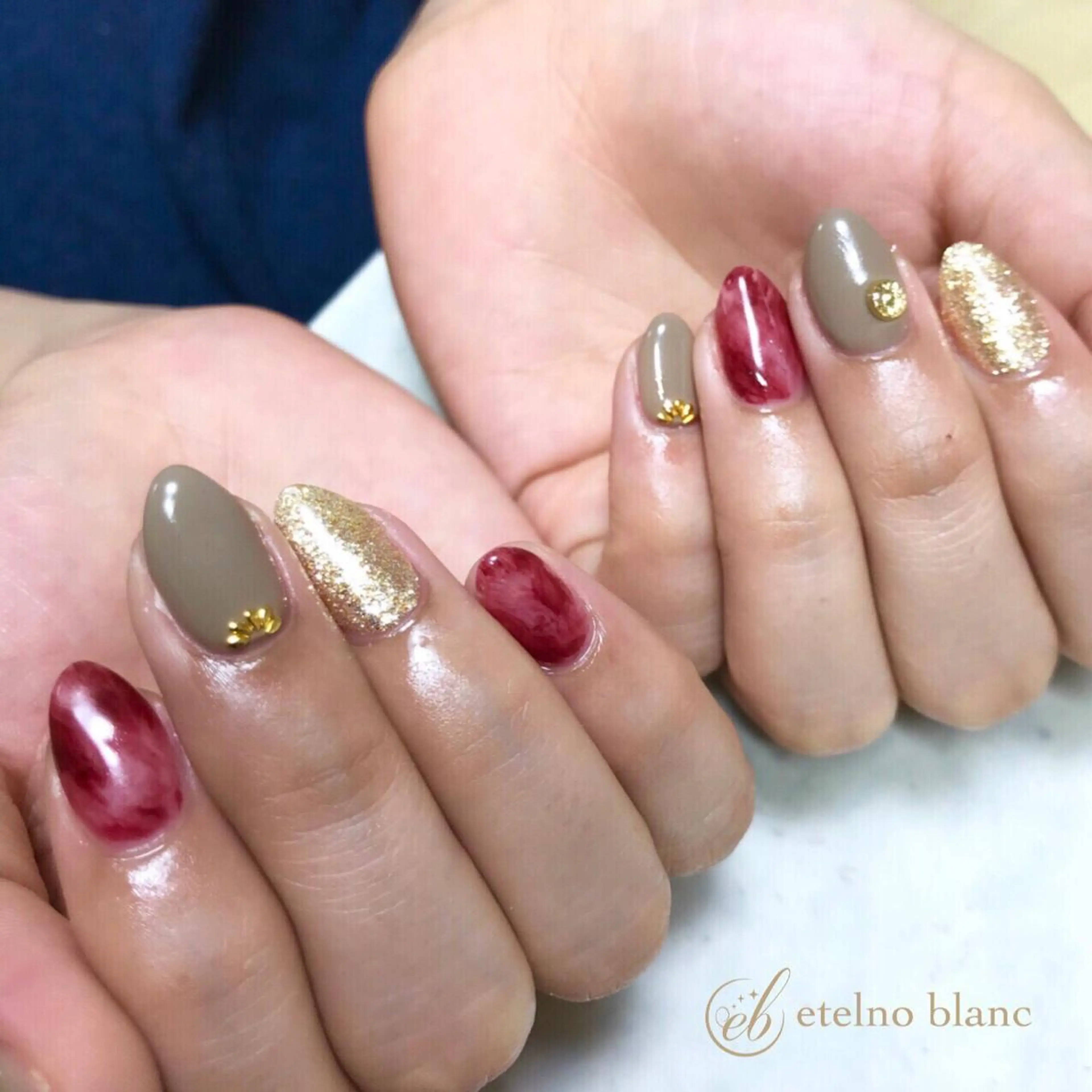 ネイル etelno blanc中目黒のネイルデザイン