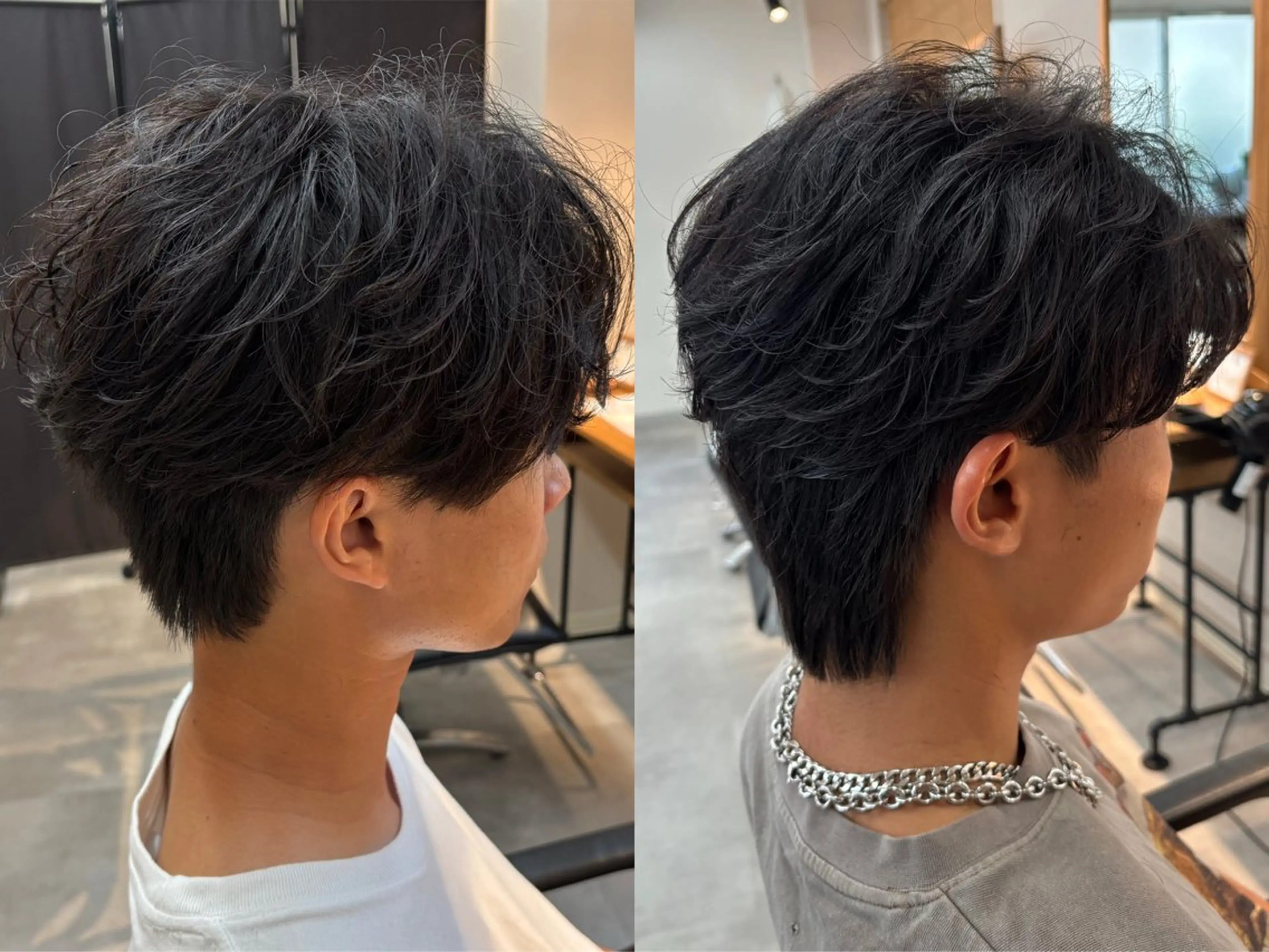 パーマ メンズ フェザーパーマ メンズパーマ カット パーマ 保立メンズカット 千葉駅フェザーパーマのヘアスタイル