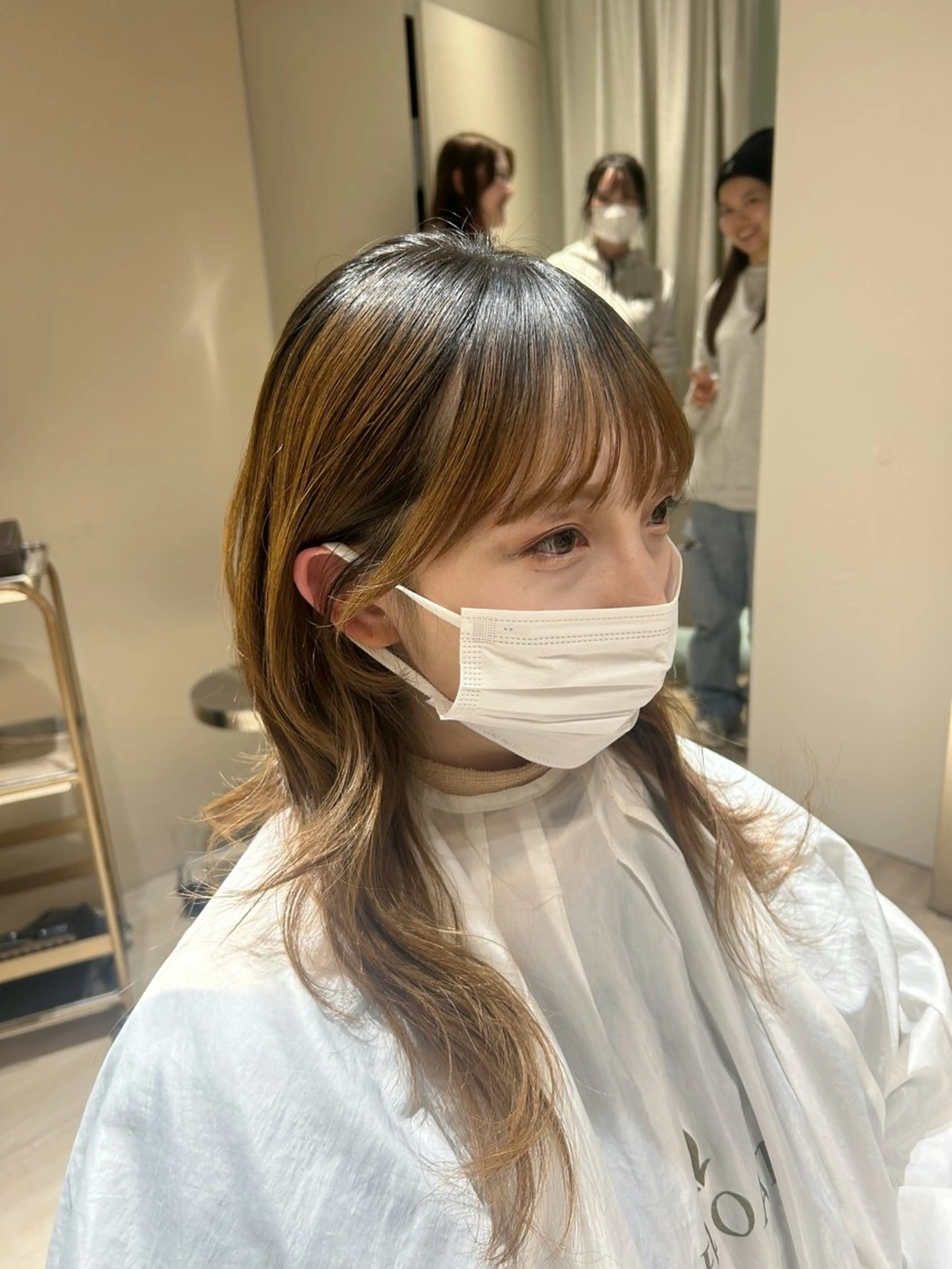 カット 🎀大竹美侑／顔まわ りカット／レイヤーのヘアスタイル