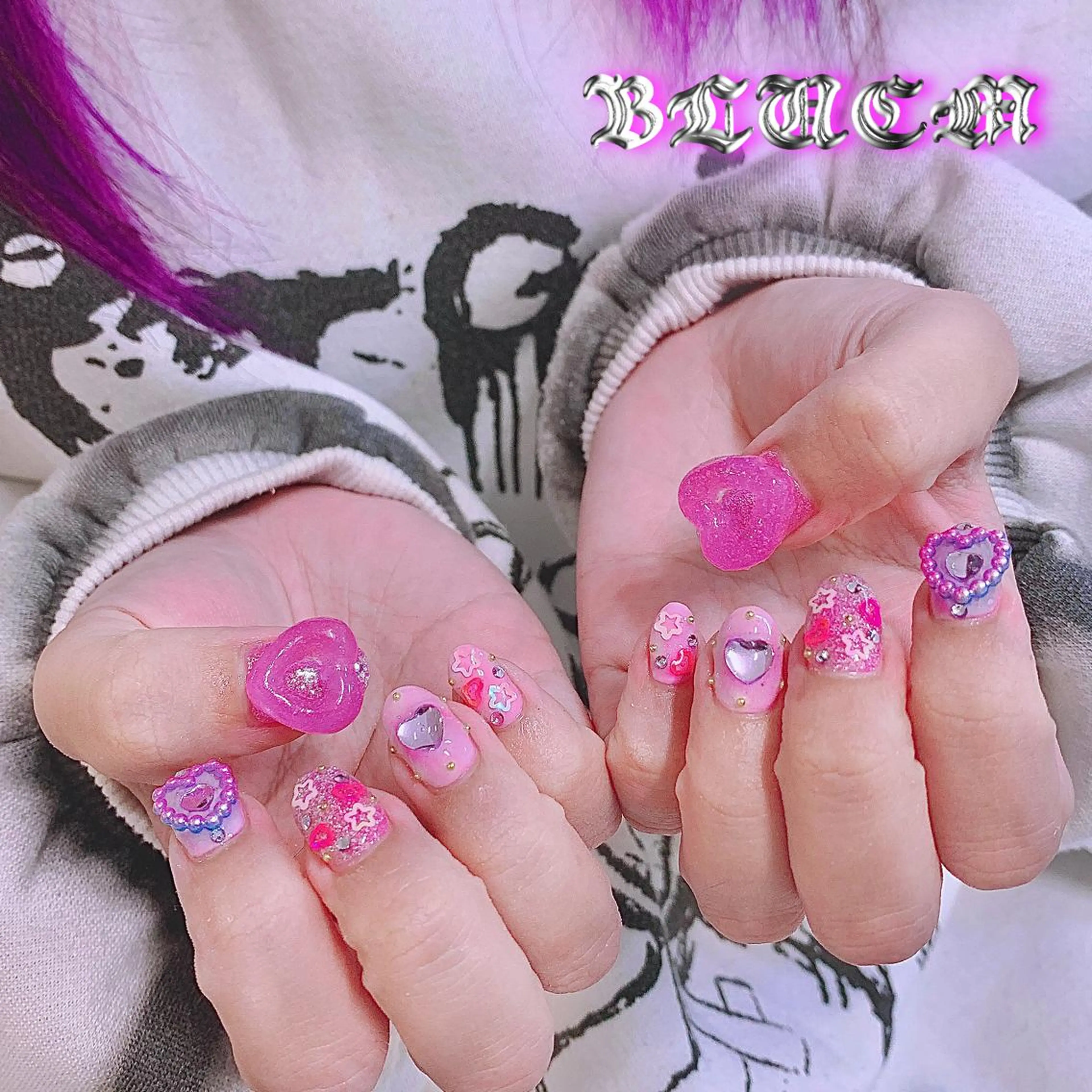 ネイル ハンドネイル BLUEM なな🐶のネイルデザイン