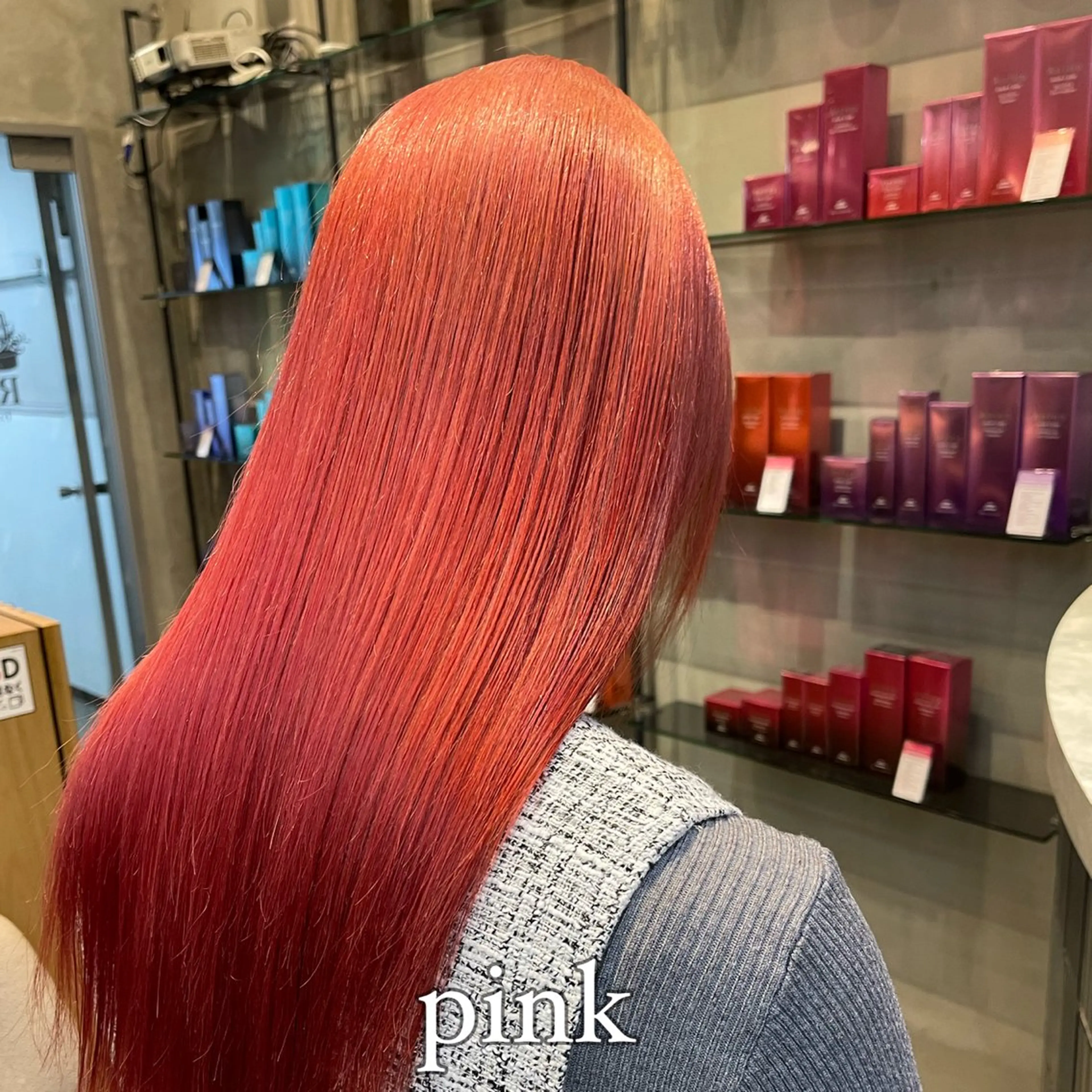 ロング カラー ✨縮毛矯正　韓国ヘア レイヤー✨大濱快斗のヘアスタイル