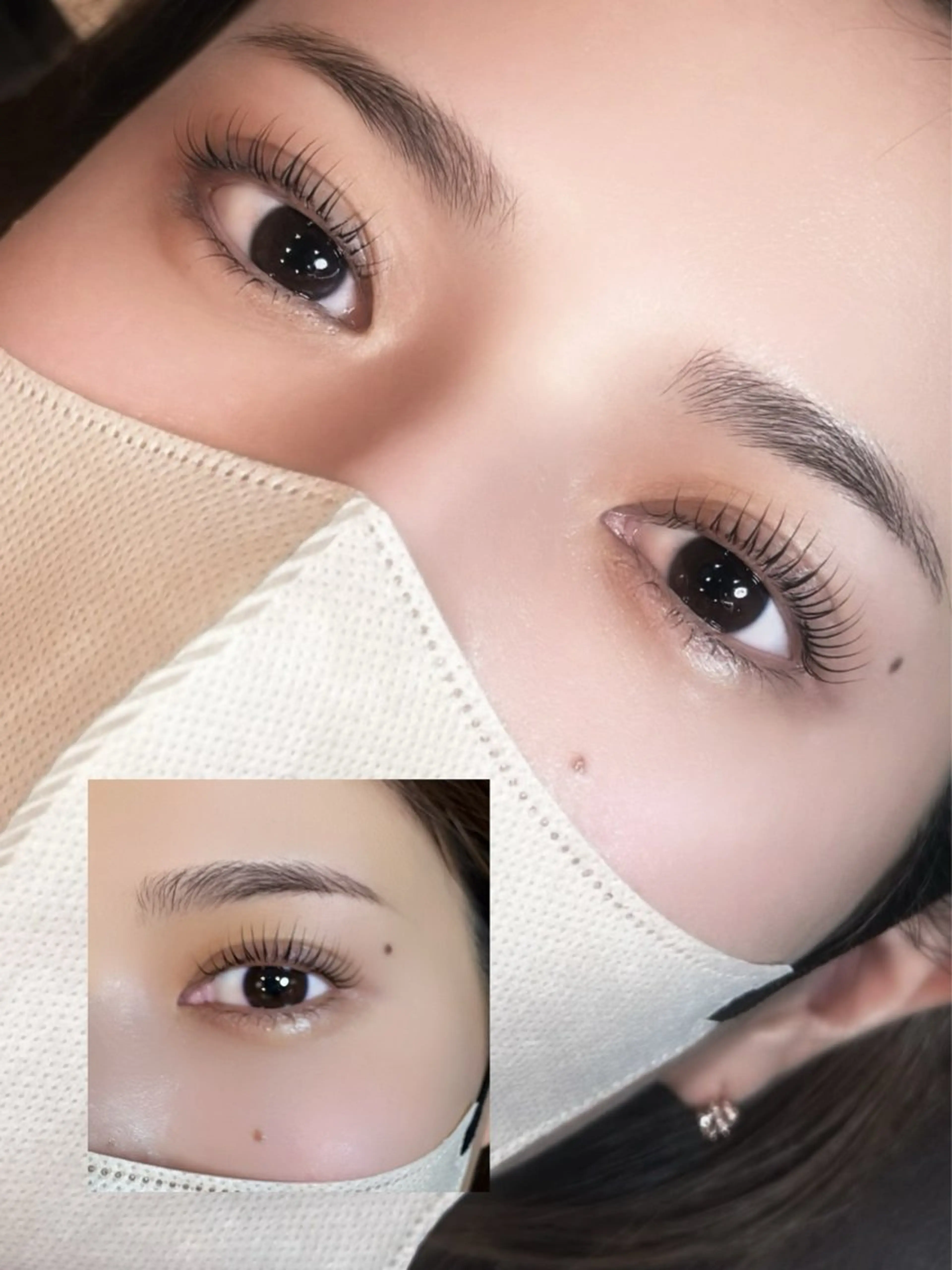 まつ毛パーマ(上下) 3step高濃度ケラチントリートメント付きの写真