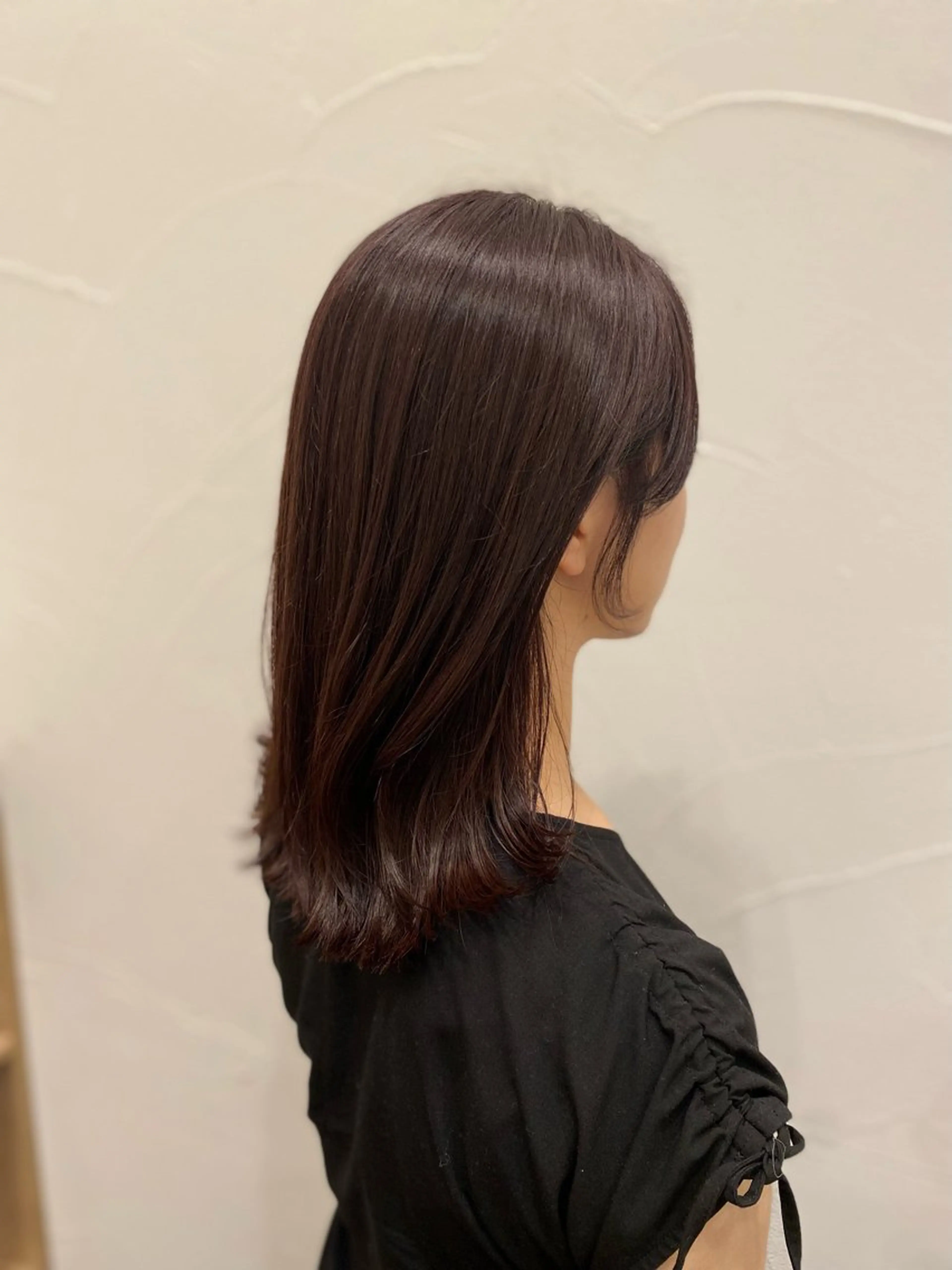 セミロング カラー Ash中目黒店 榊間茜のヘアスタイル