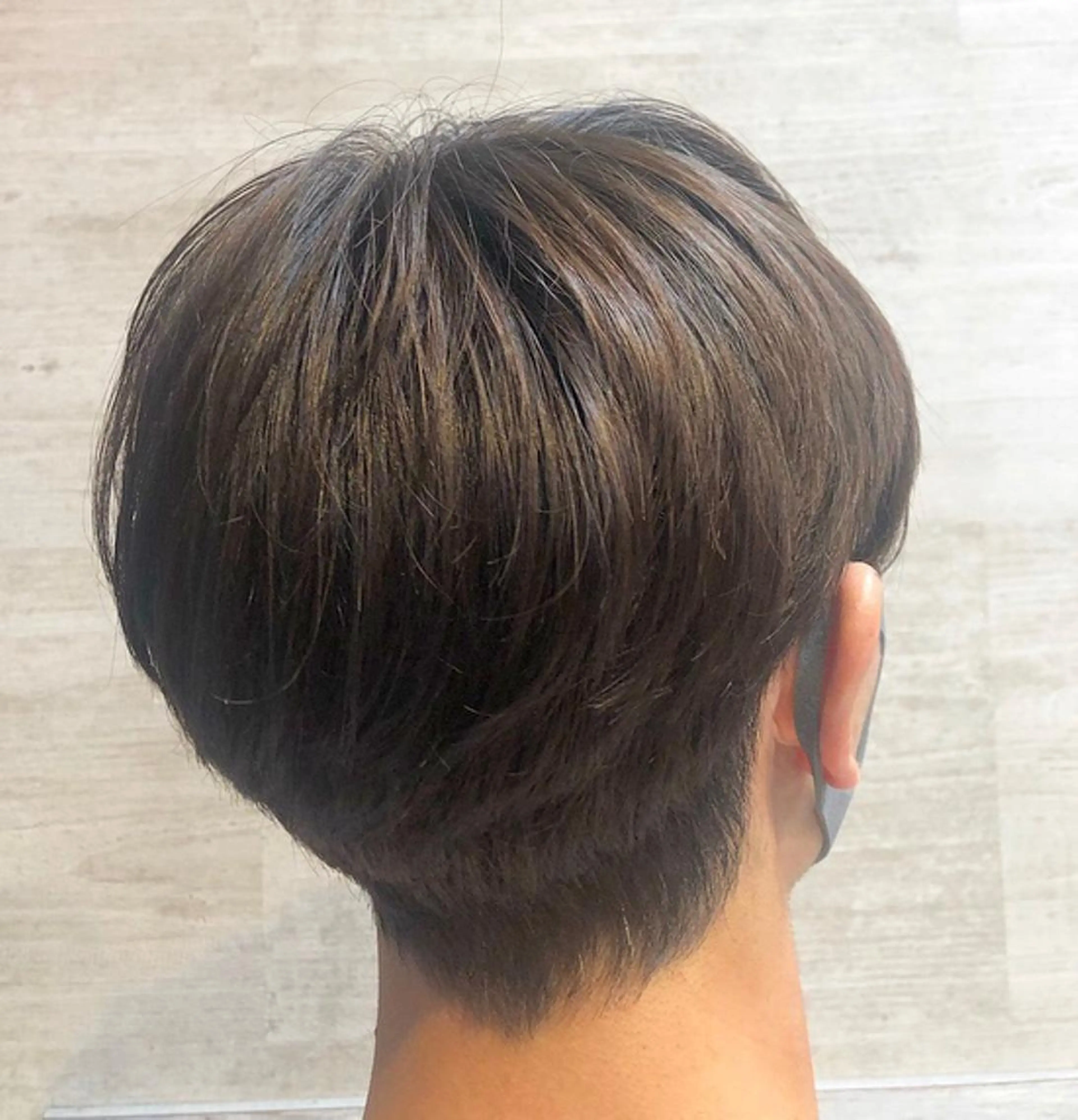 ショート カラー メンズ ブラウンカラー HAIR LOUNGE Run Ways所属・Shiho 🦋 ／透明感カラーのヘアスタイル
