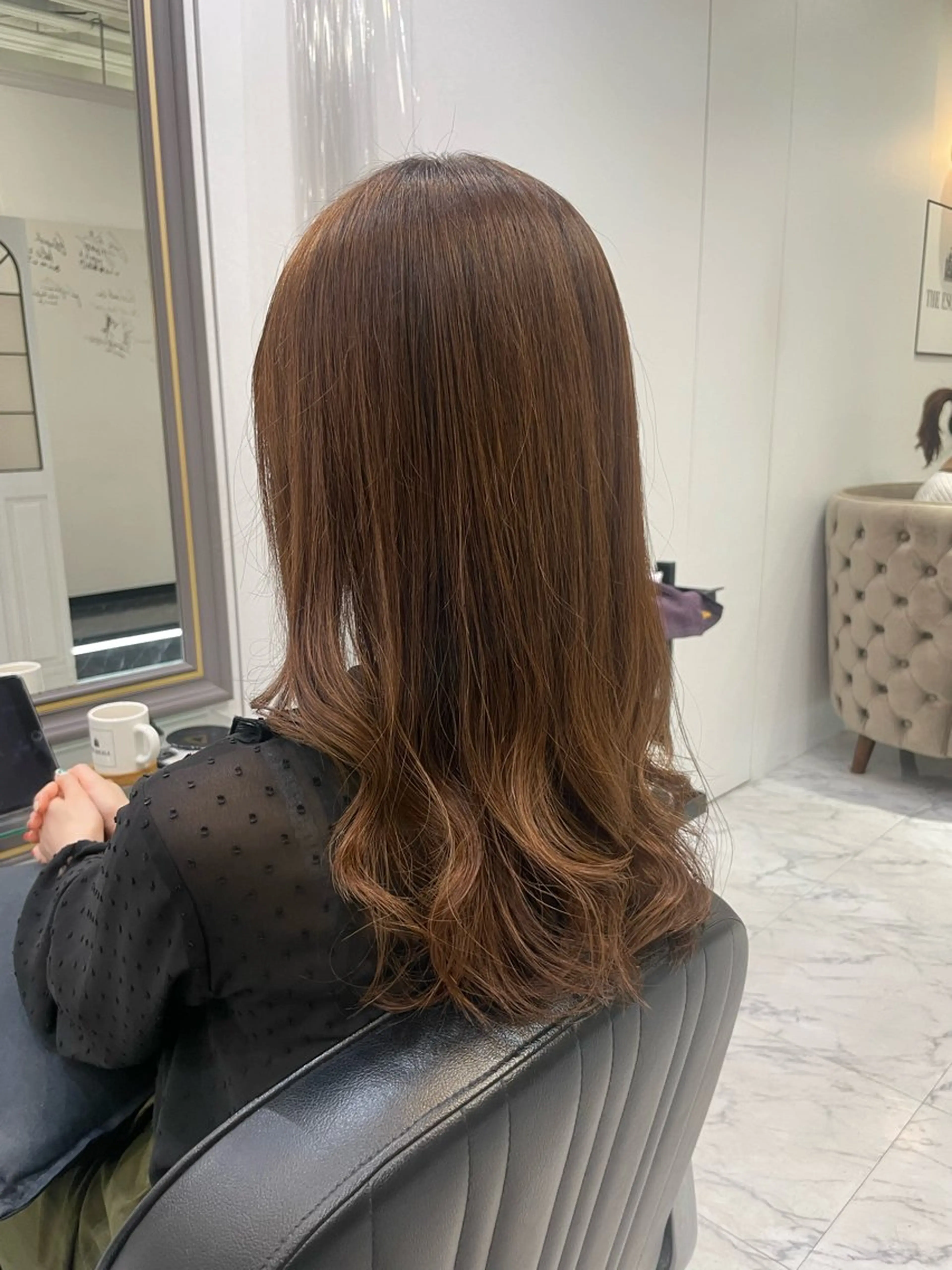 セミロング 今村 南穂のヘアスタイル