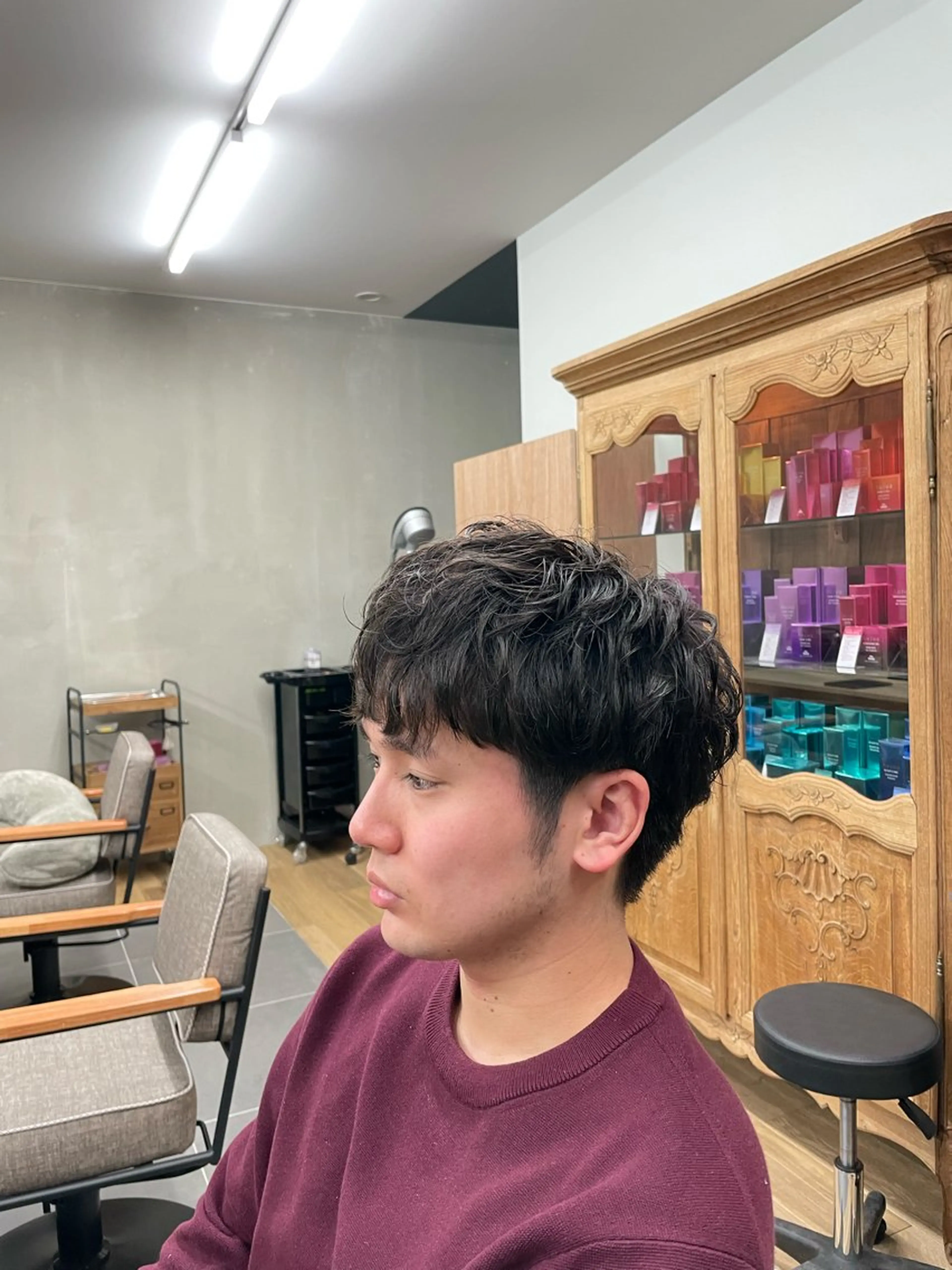 メンズ 遠藤 健登のヘアスタイル