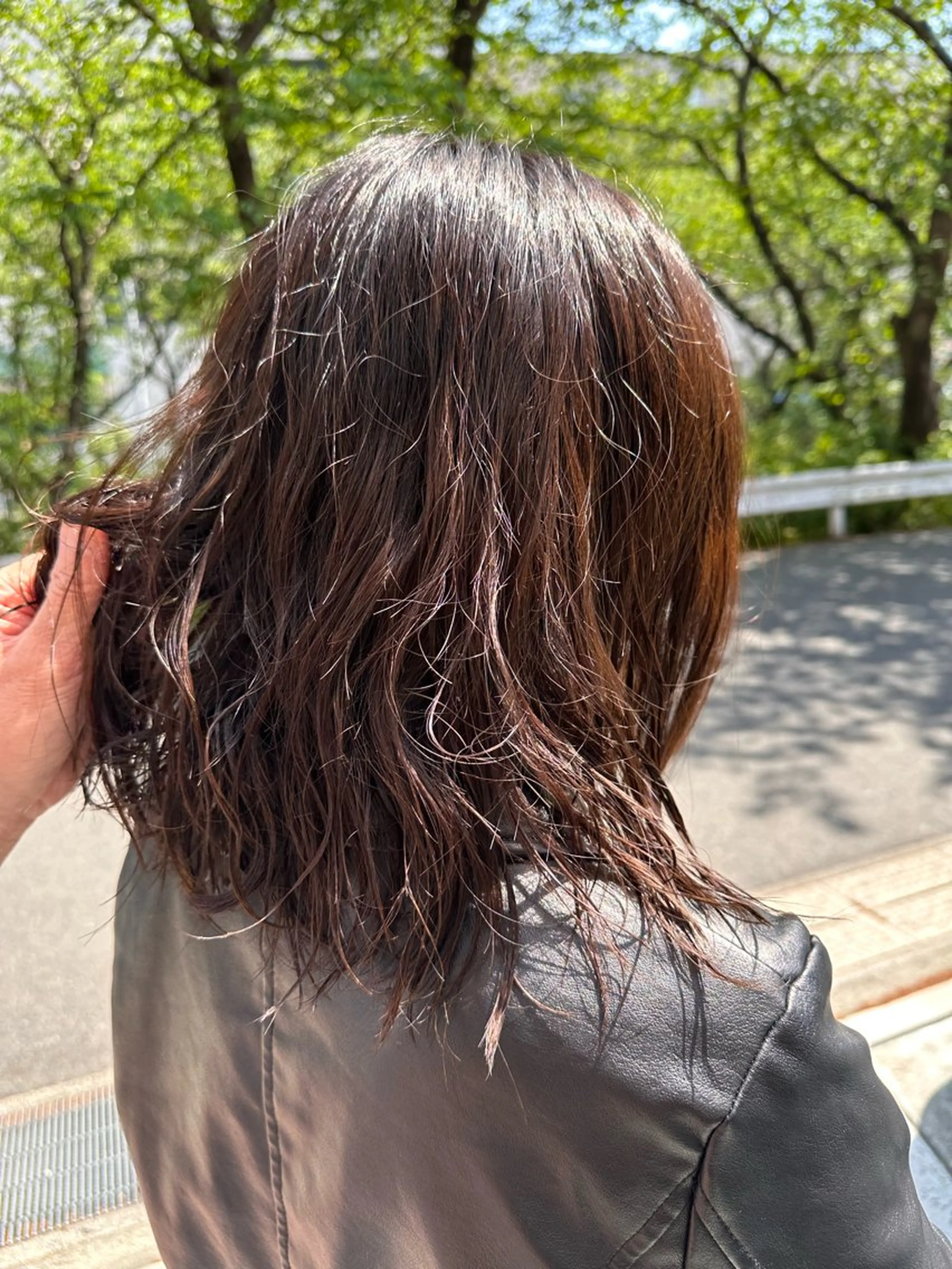 セミロング パーマ セミロングパーマ ニュアンスパーマ ヘッドスパ CLALA瀬田店 やまもとまさたかのヘアスタイル