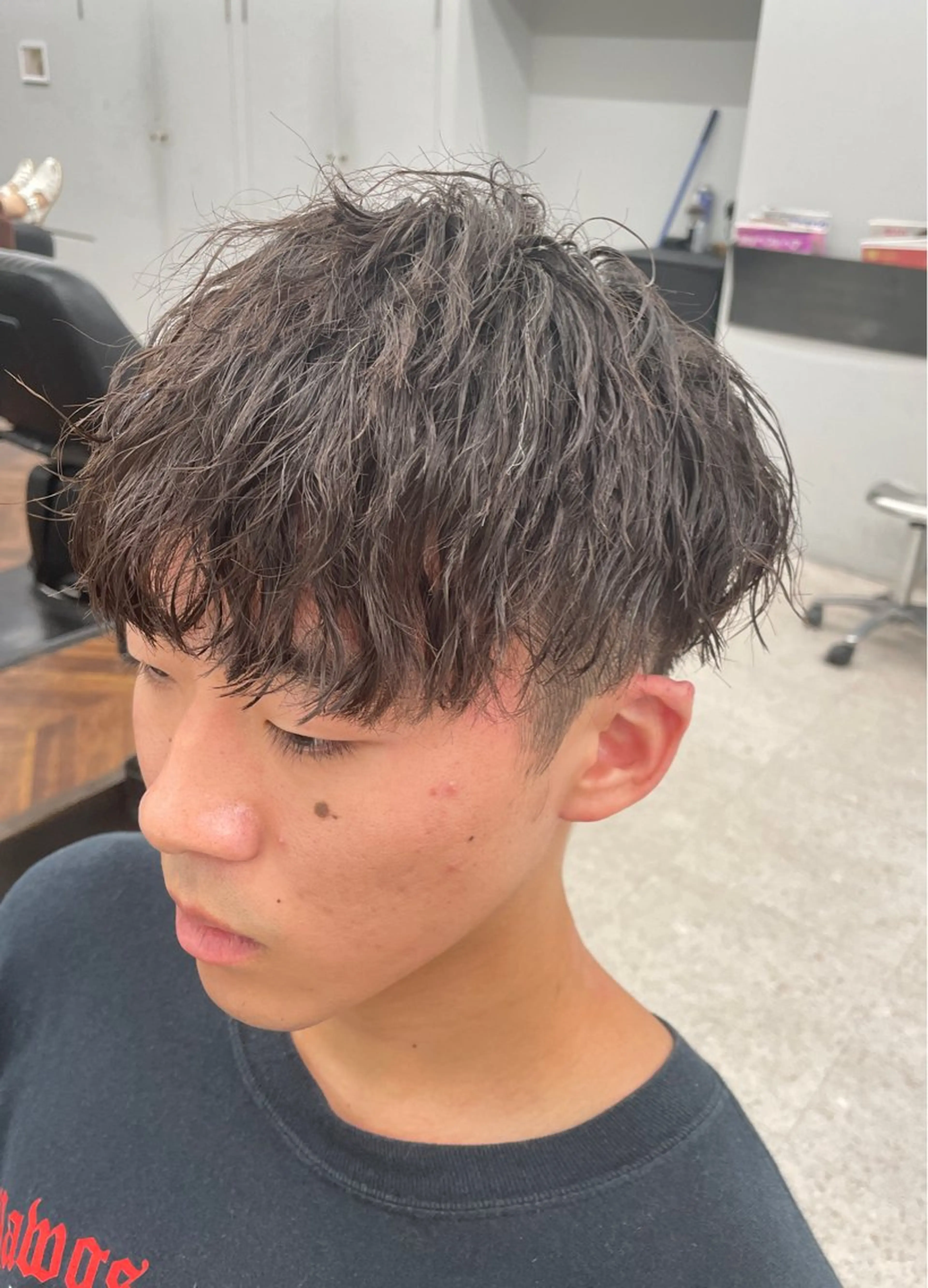 パーマ メンズ メンズスタイリスト✨ 助川龍哉のヘアスタイル